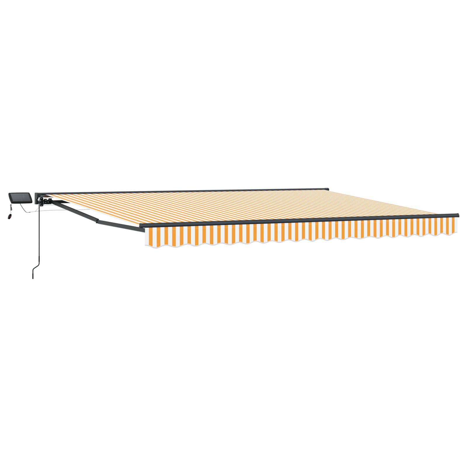 Cornice per Tenda Manuale con LED 5 x 3 m