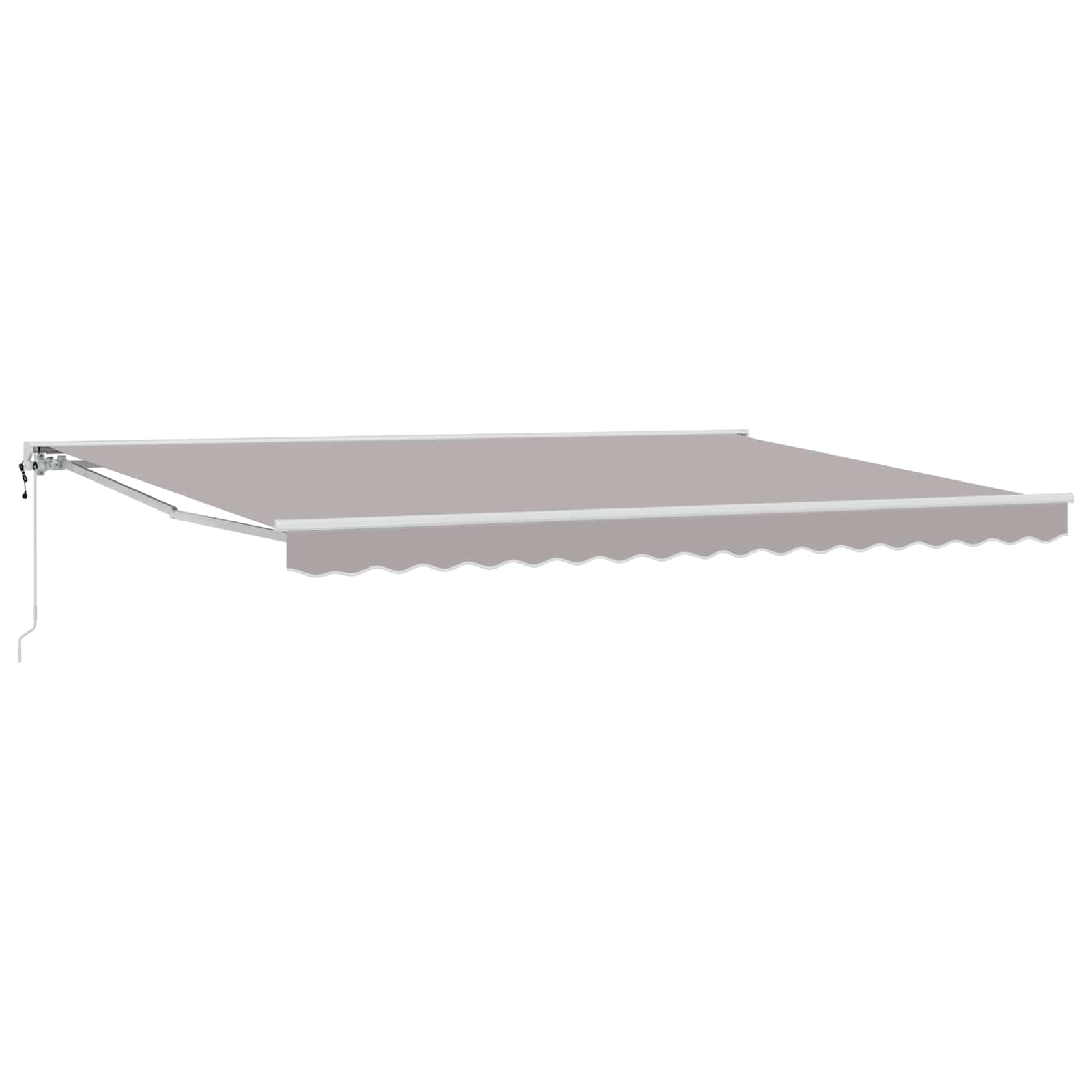 Tettuccio Elettrico Retrattile Grigio Chiaro 4 × 3,5 m