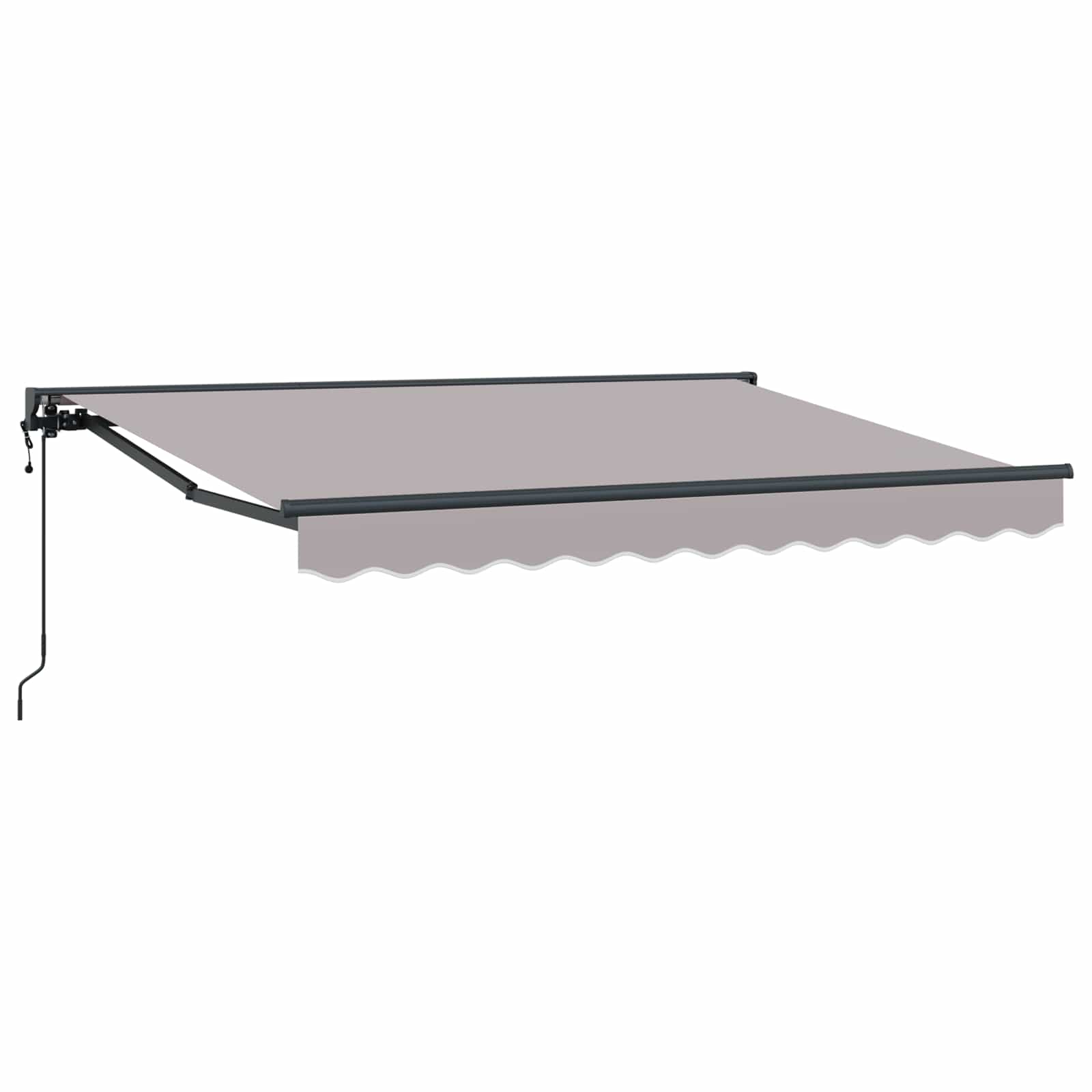 Tettuccio Elettrico Retrattile Grigio Chiaro 3,5 x 2 m