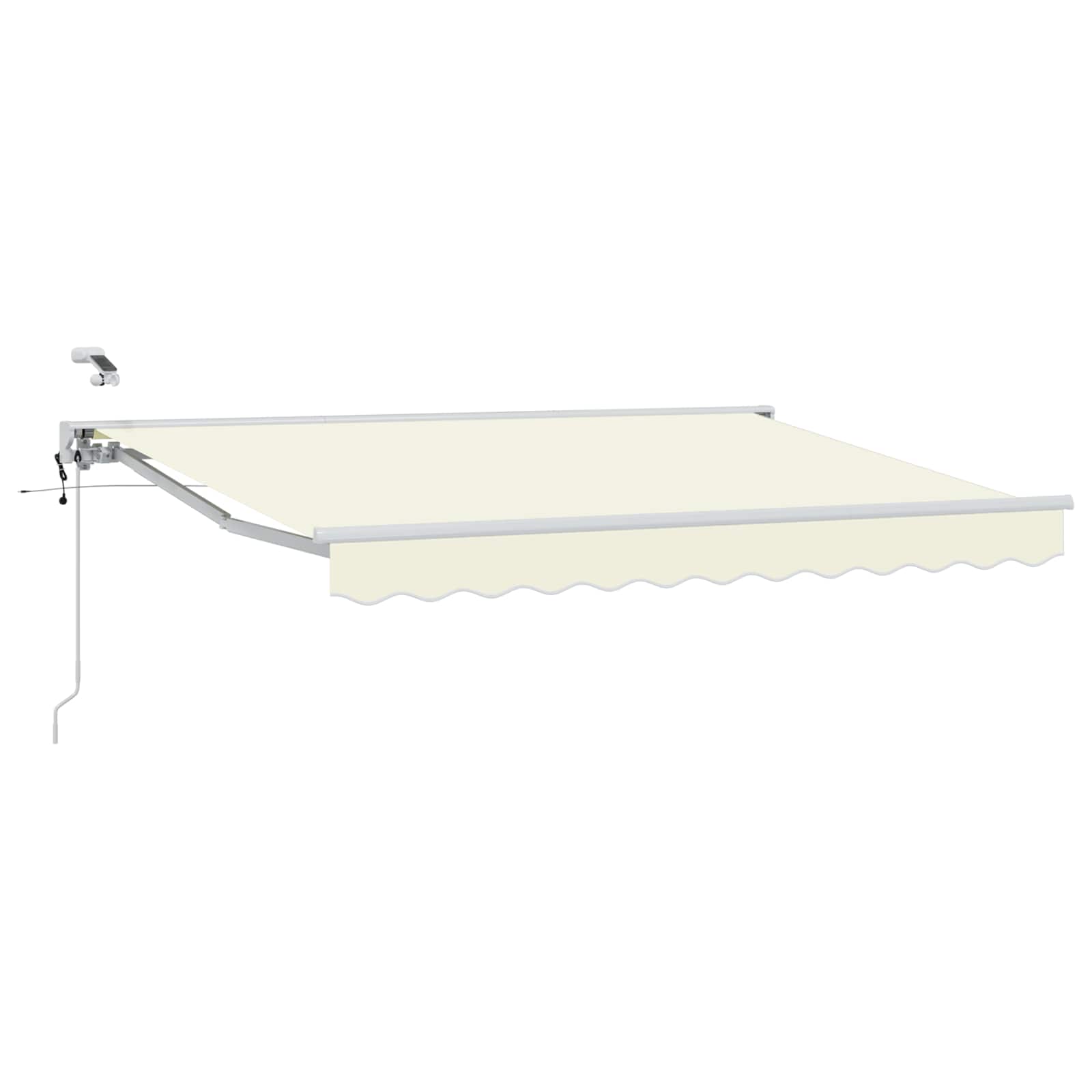Tettuccio Elettrico Retrattile Crema e Bianco 3 x 2 m