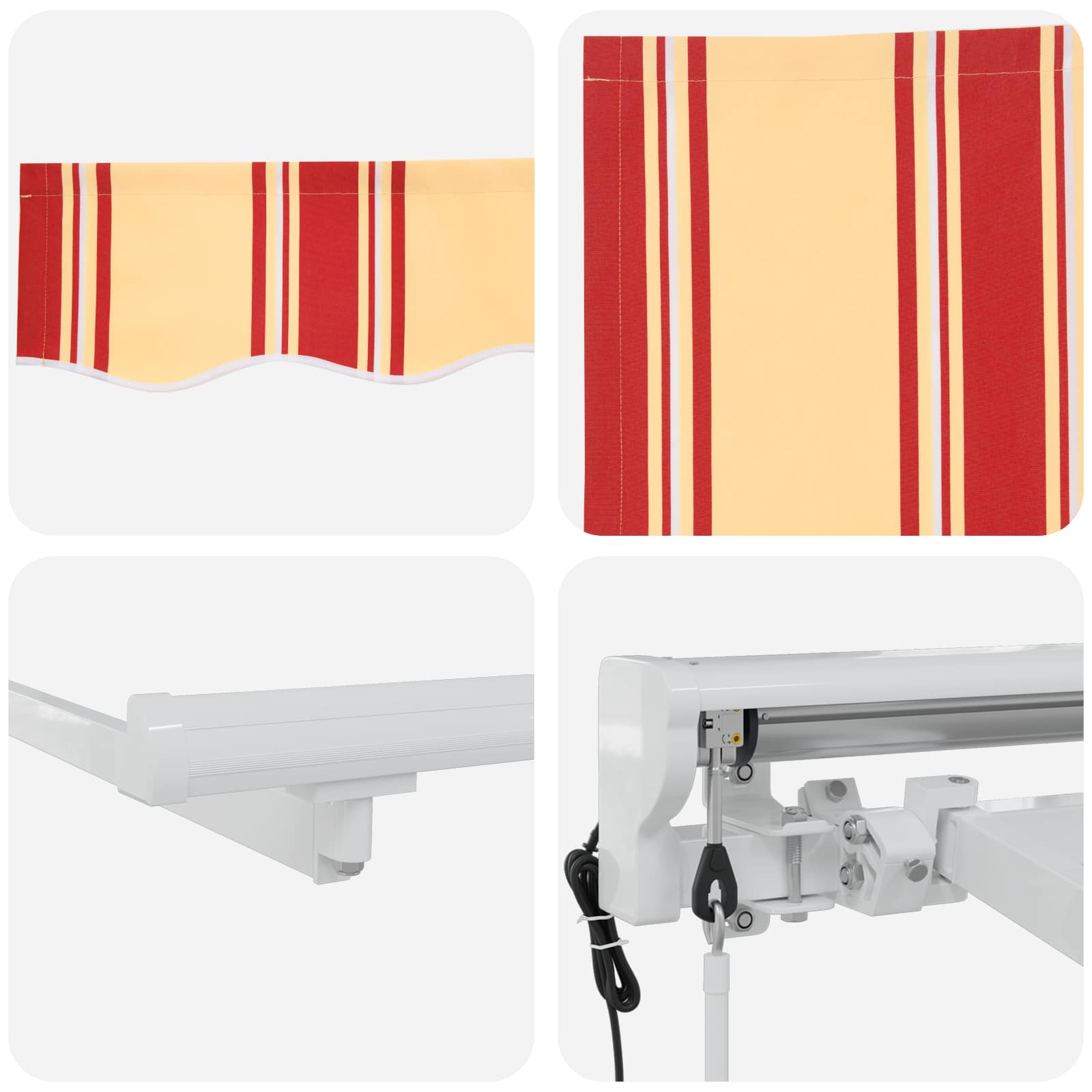 Tettuccio Elettrico Retrattile 4,5 × 3,5 m