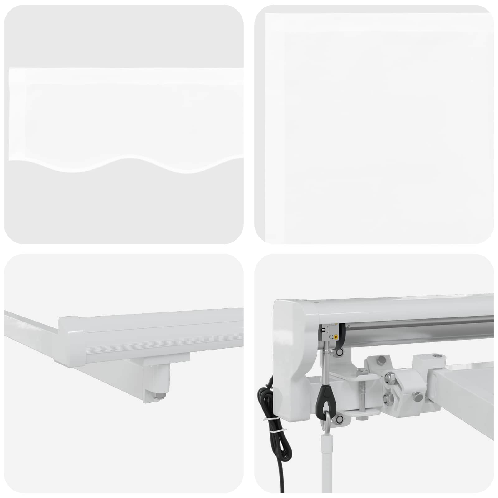 Tettuccio Elettrico Retrattile Bianco 4,5 × 3,5 m