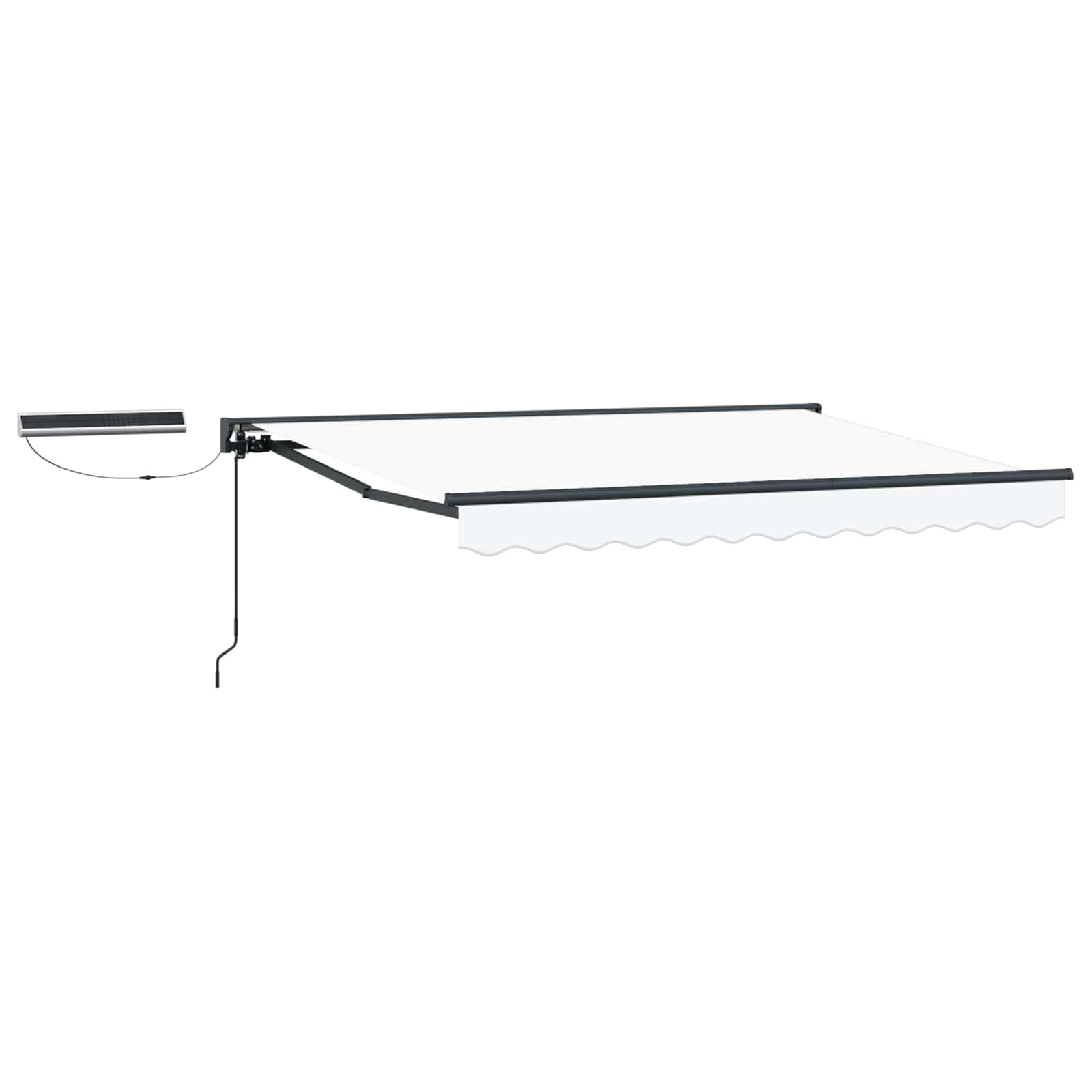Tettuccio Elettrico Retrattile Bianco 3,5 x 2 m