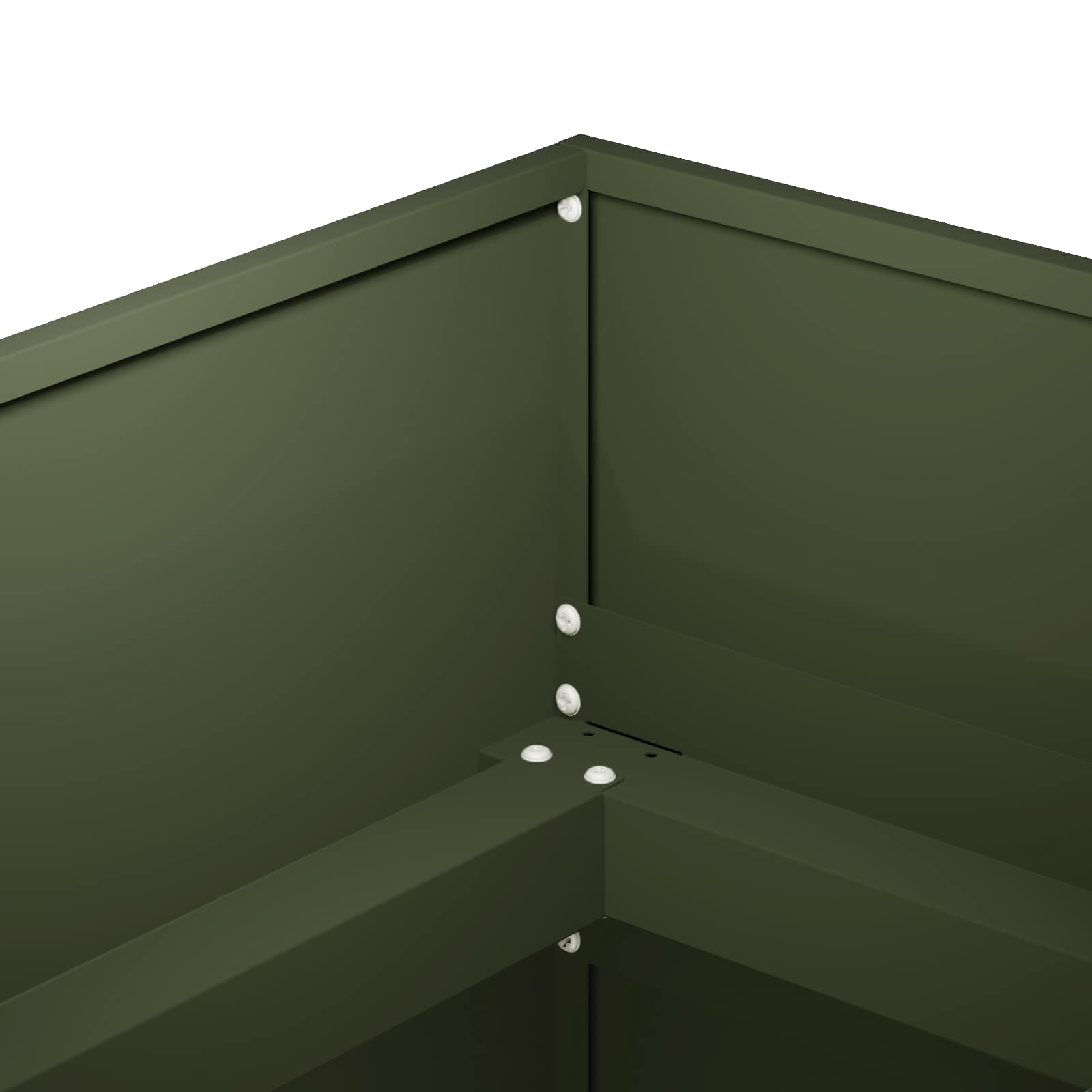 Vaso da giardino Verde Oliva 360 x 40 x 60 cm