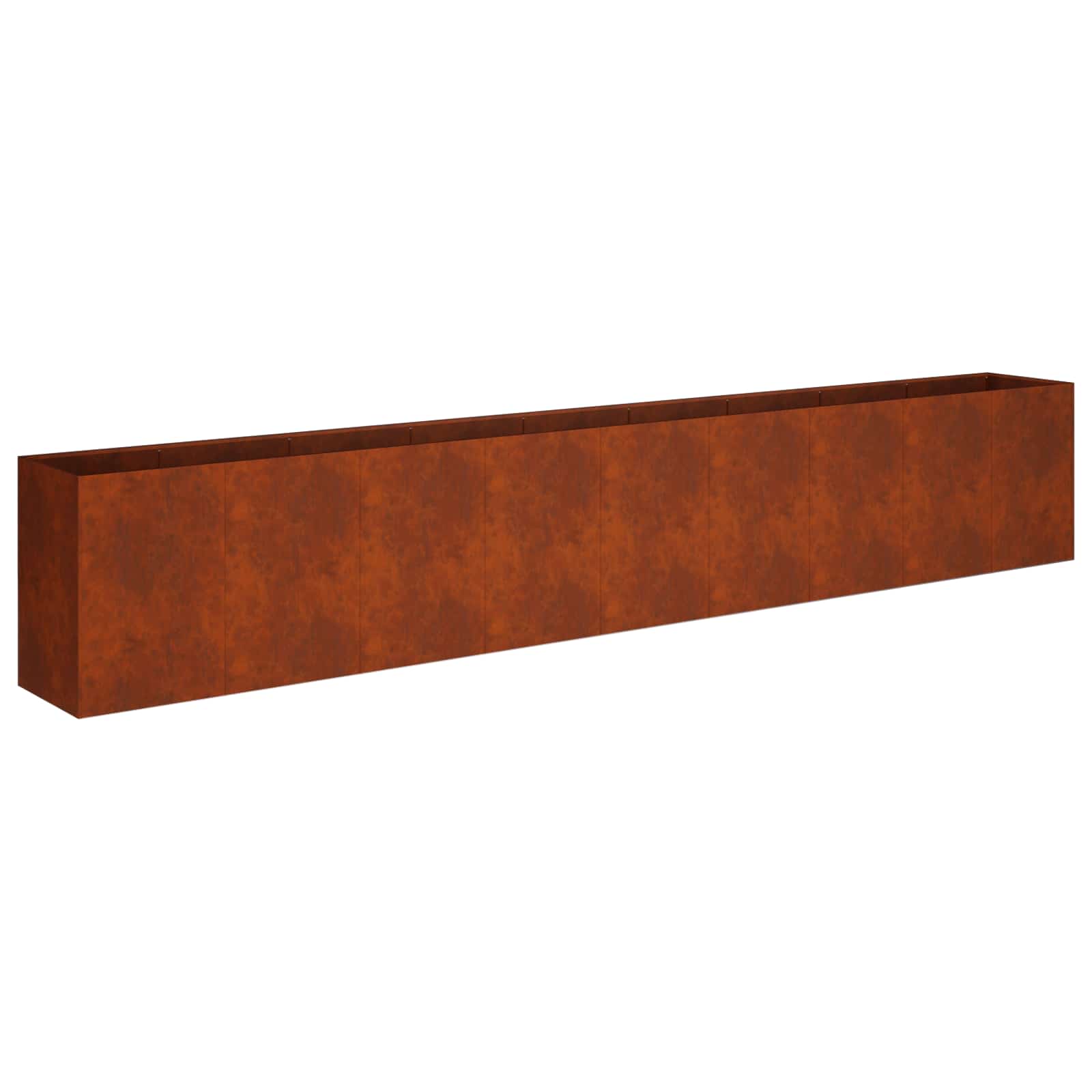 Vaso da giardino Ruggine 360 x 40 x 60 cm Acciaio Corten