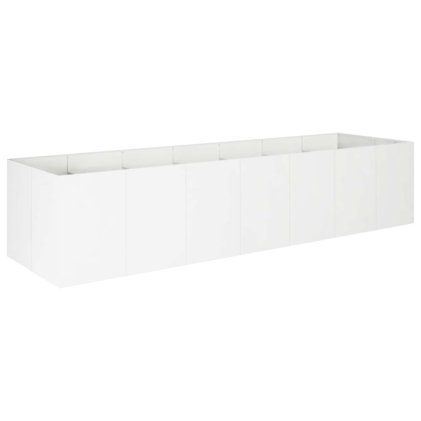Vaso da giardino Bianco 280 x 80 x 60 cm
