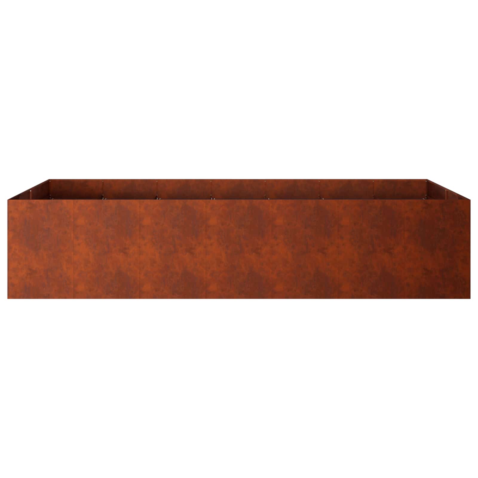 Vaso da giardino Ruggine 280 x 80 x 60 cm Acciaio Corten