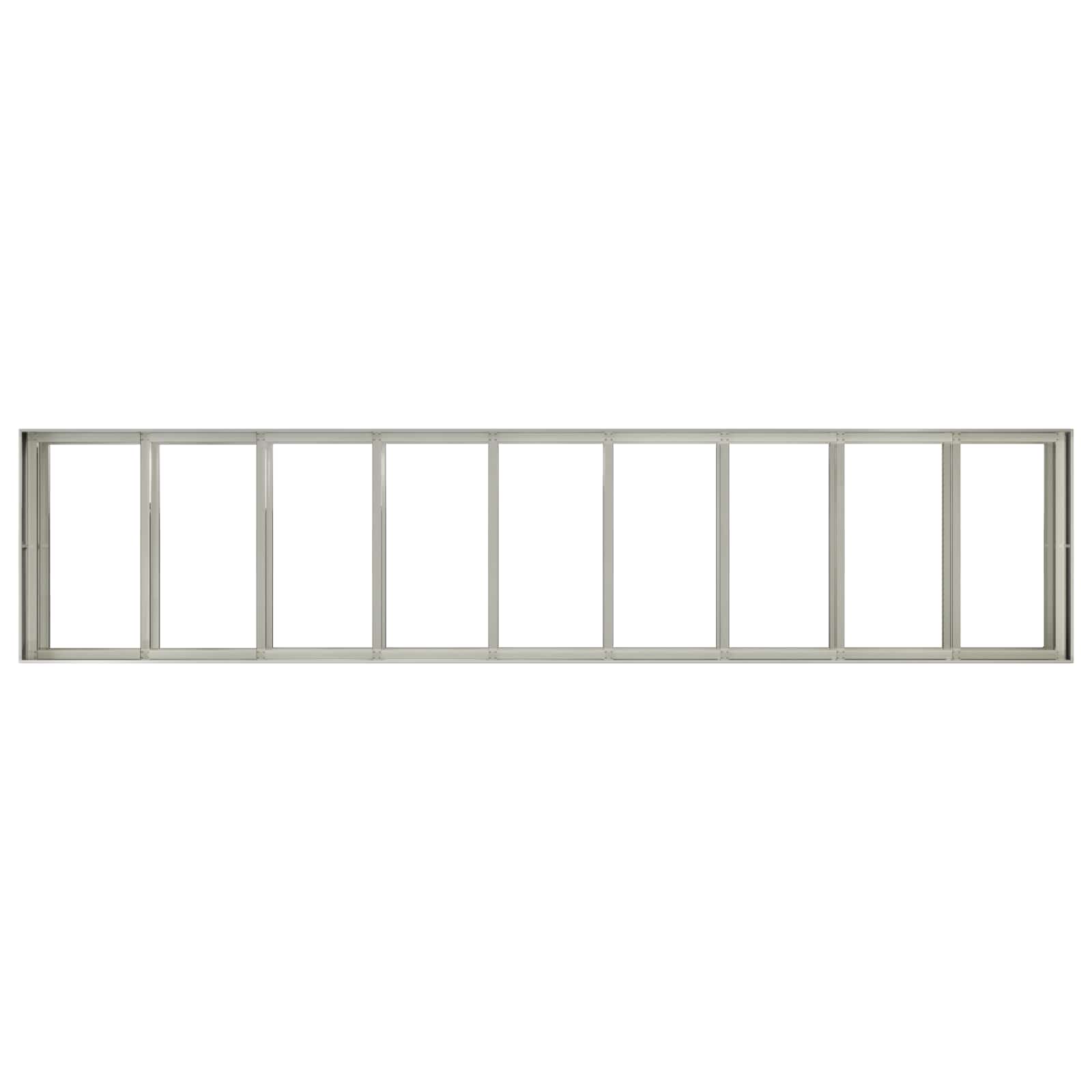 Vaso da giardino Argento 360 x 80 x 60 cm Acciaio Inox