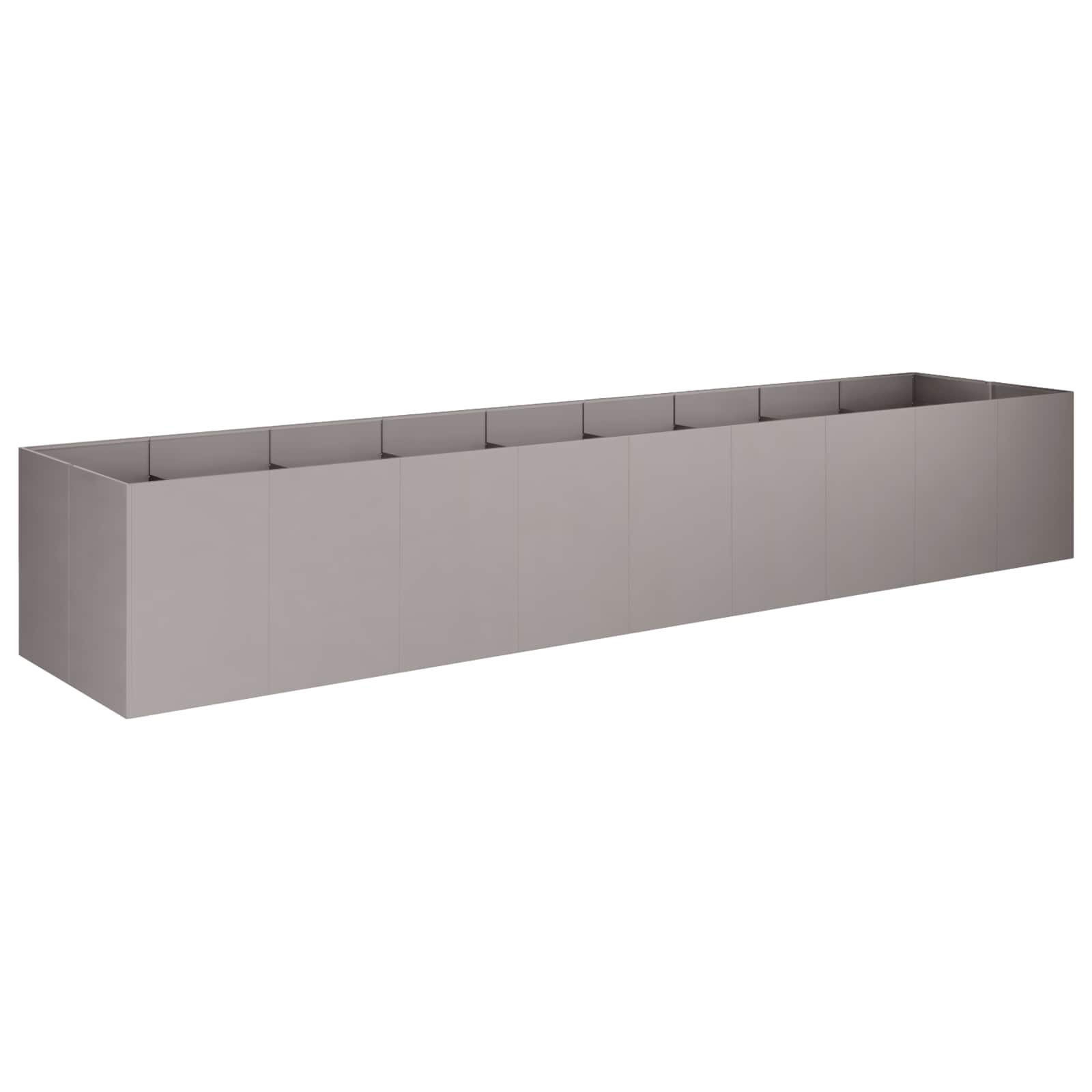 Vaso da giardino Ruggine 360 x 80 x 60 cm Acciaio Corten