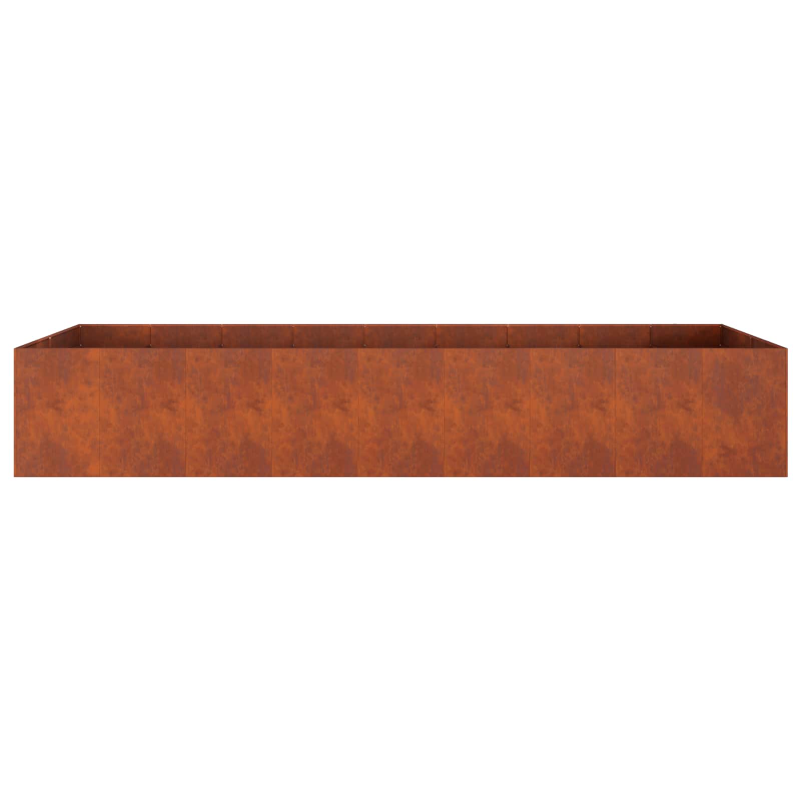 Vaso da giardino Ruggine 360 x 80 x 60 cm Acciaio Corten