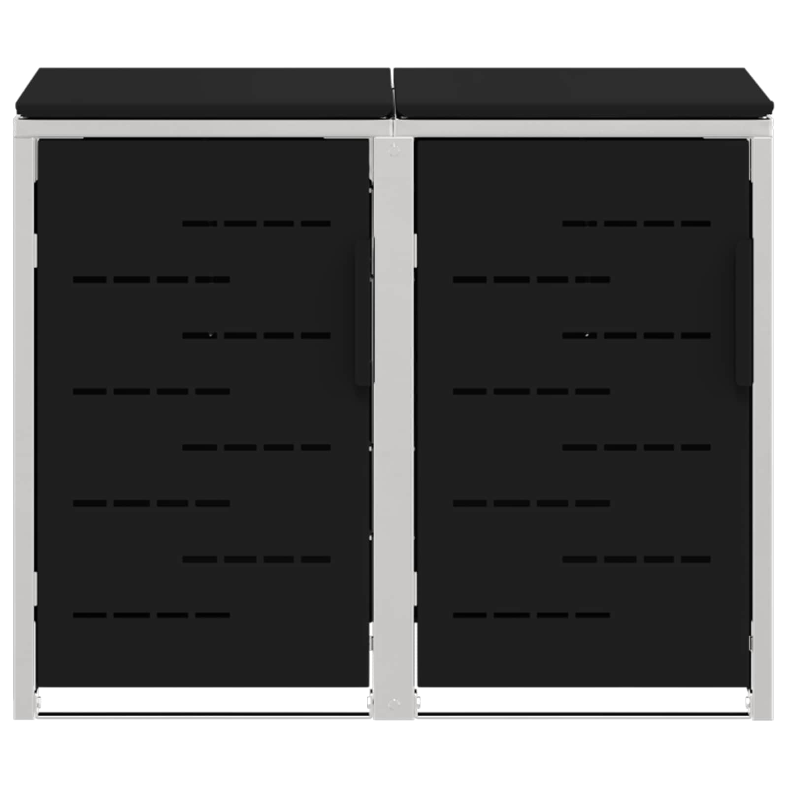 Stoccaggio contenitore a ruote for 2 Bins 240L Acciaio Inox