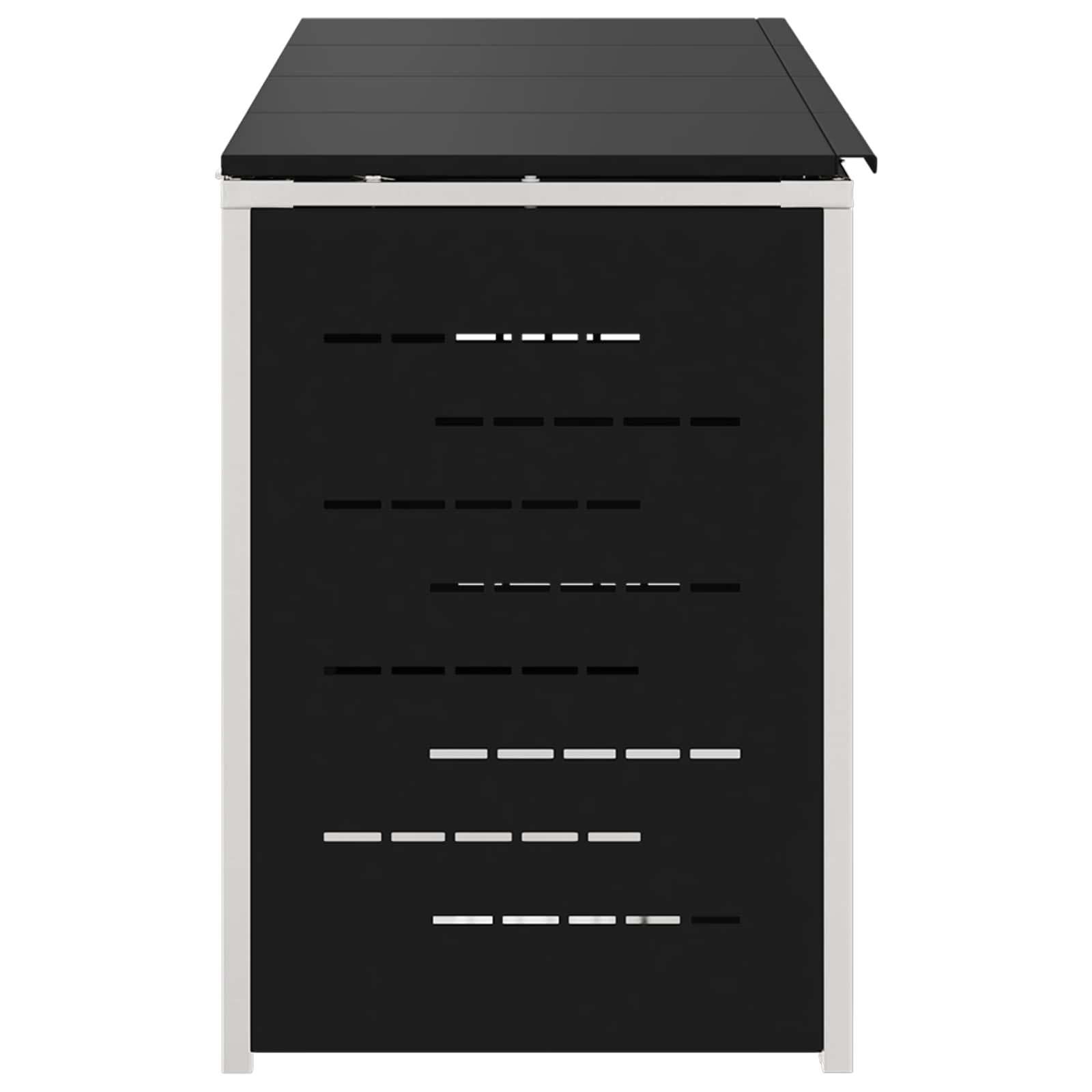 Stoccaggio contenitore a ruote for 4 Bins 240L Acciaio Inox