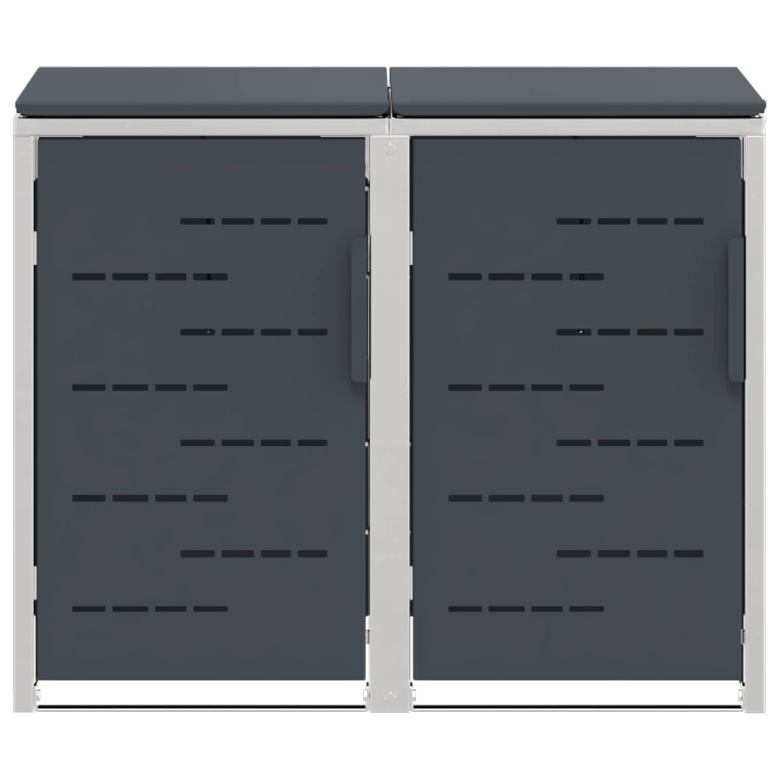 Stoccaggio contenitore a ruote for 2 Bins 240L Acciaio Inox
