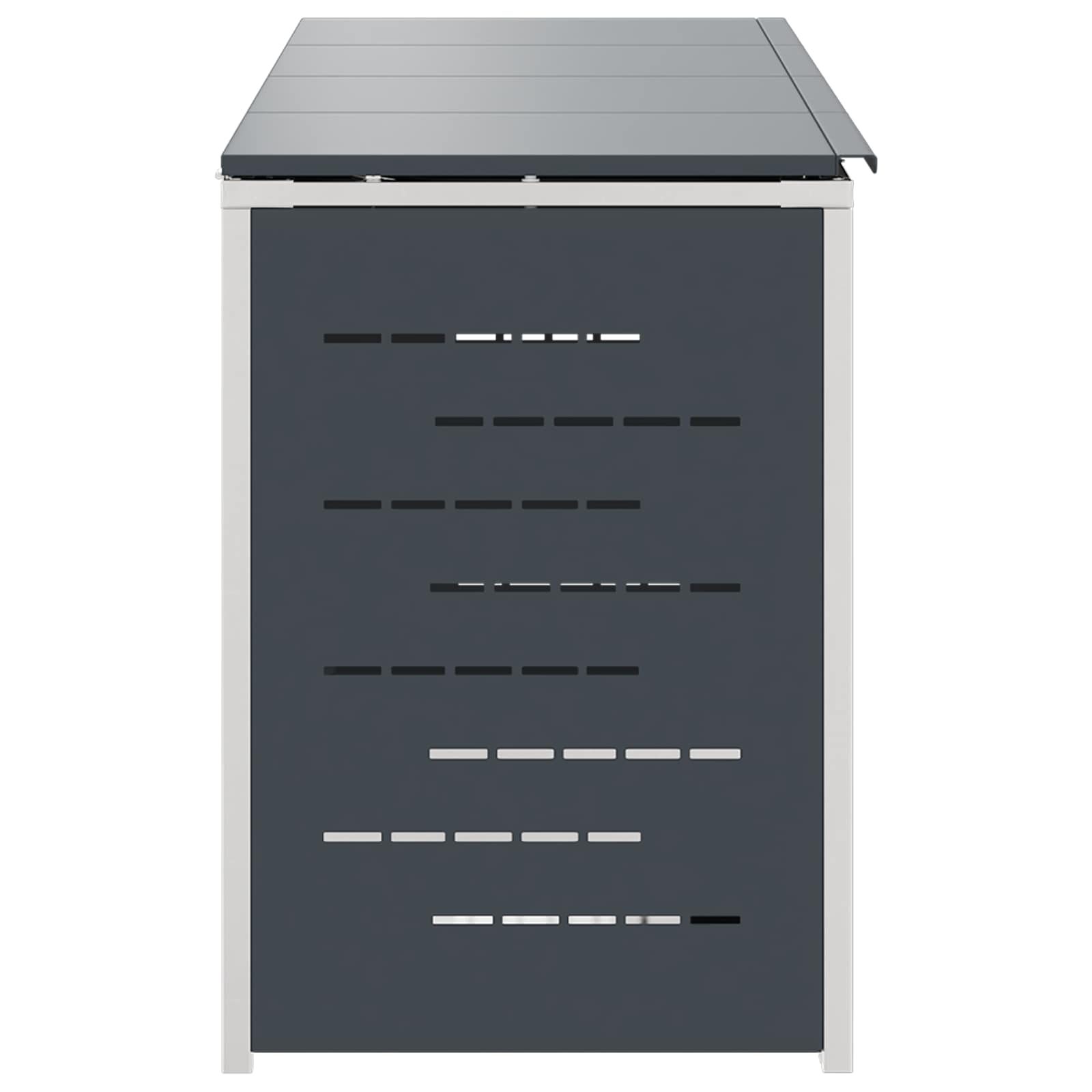 Stoccaggio contenitore a ruote for 4 Bins 240L Acciaio Inox