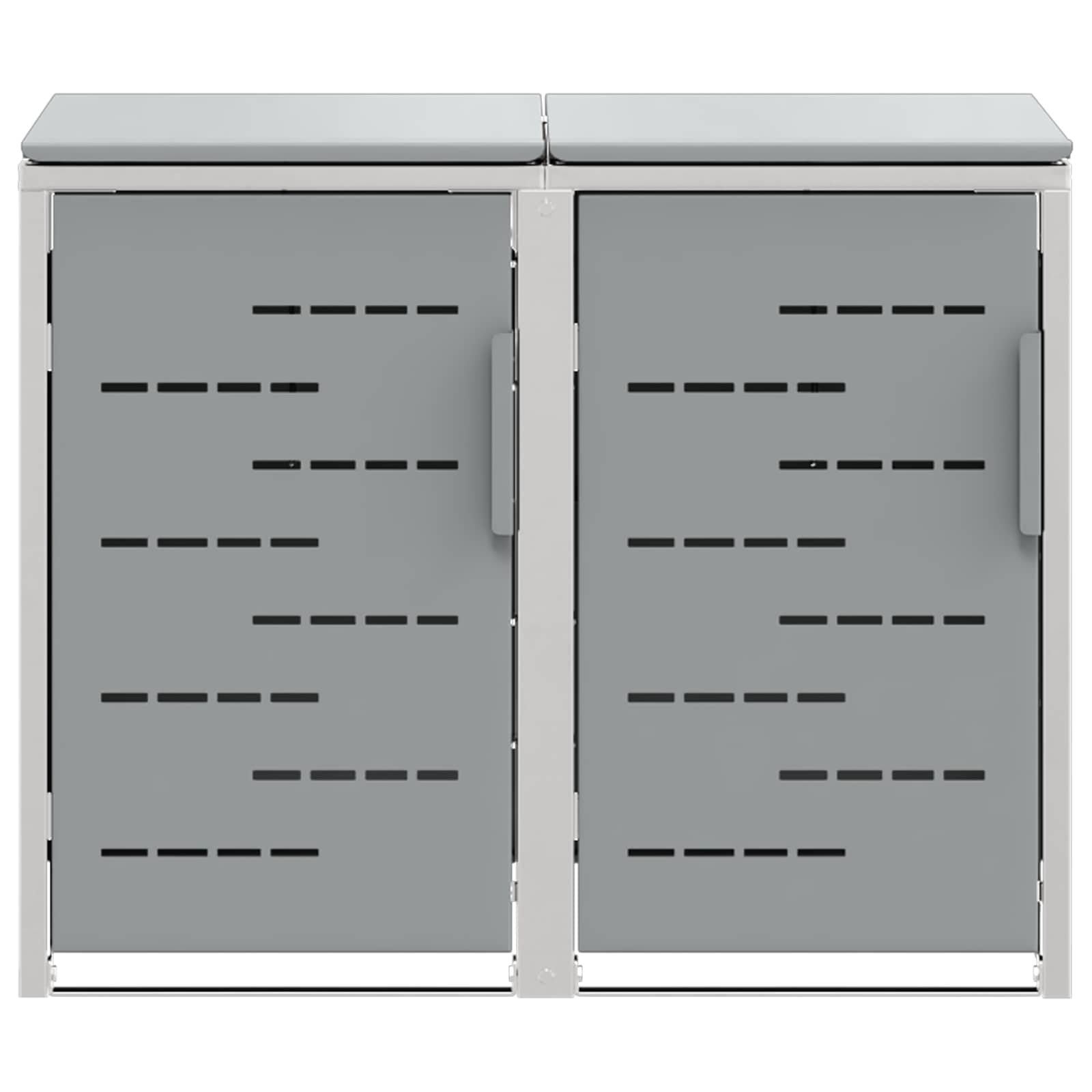 Stoccaggio contenitore a ruote for 2 Bins 240L Acciaio Inox