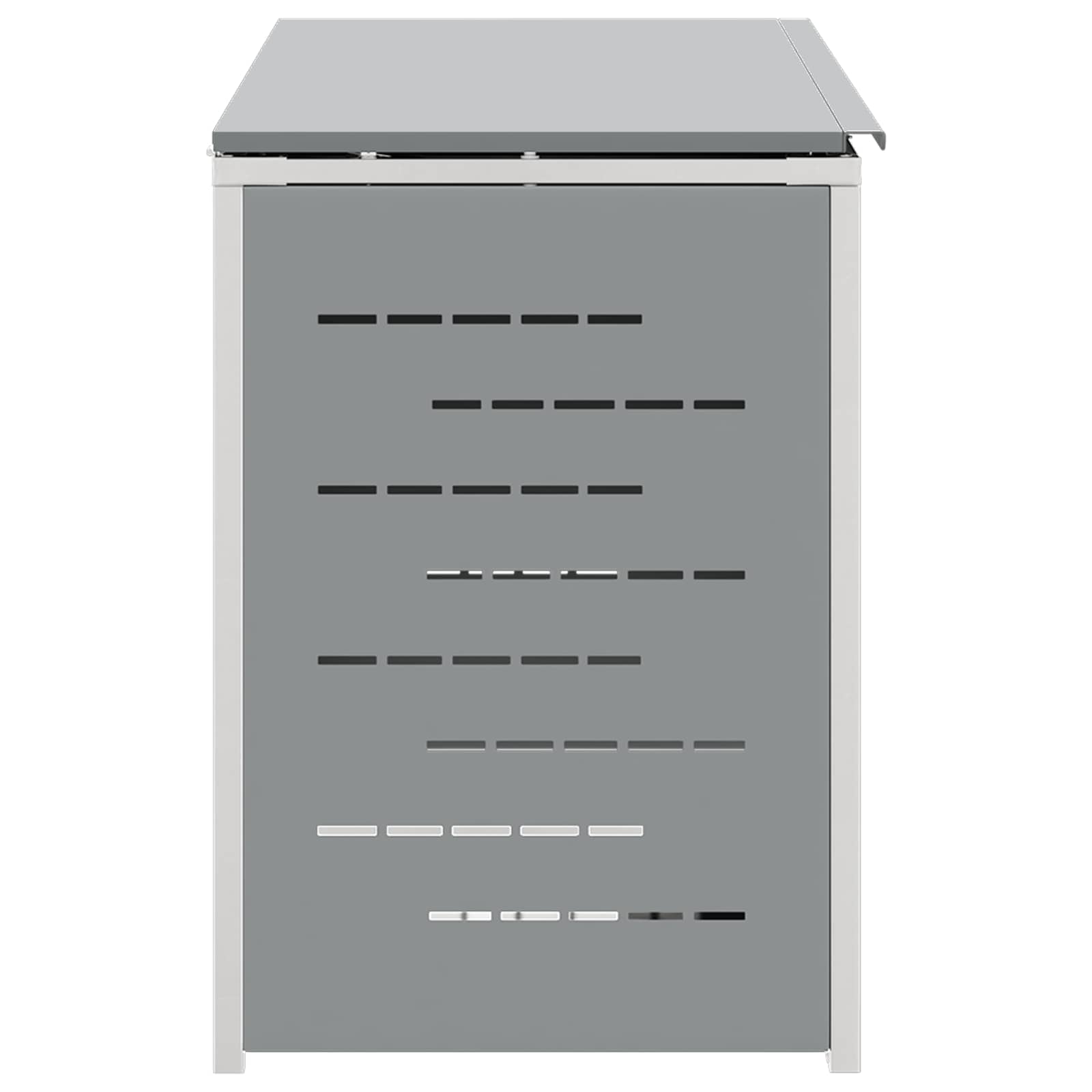Stoccaggio contenitore a ruote Acciaio Inox Grigio