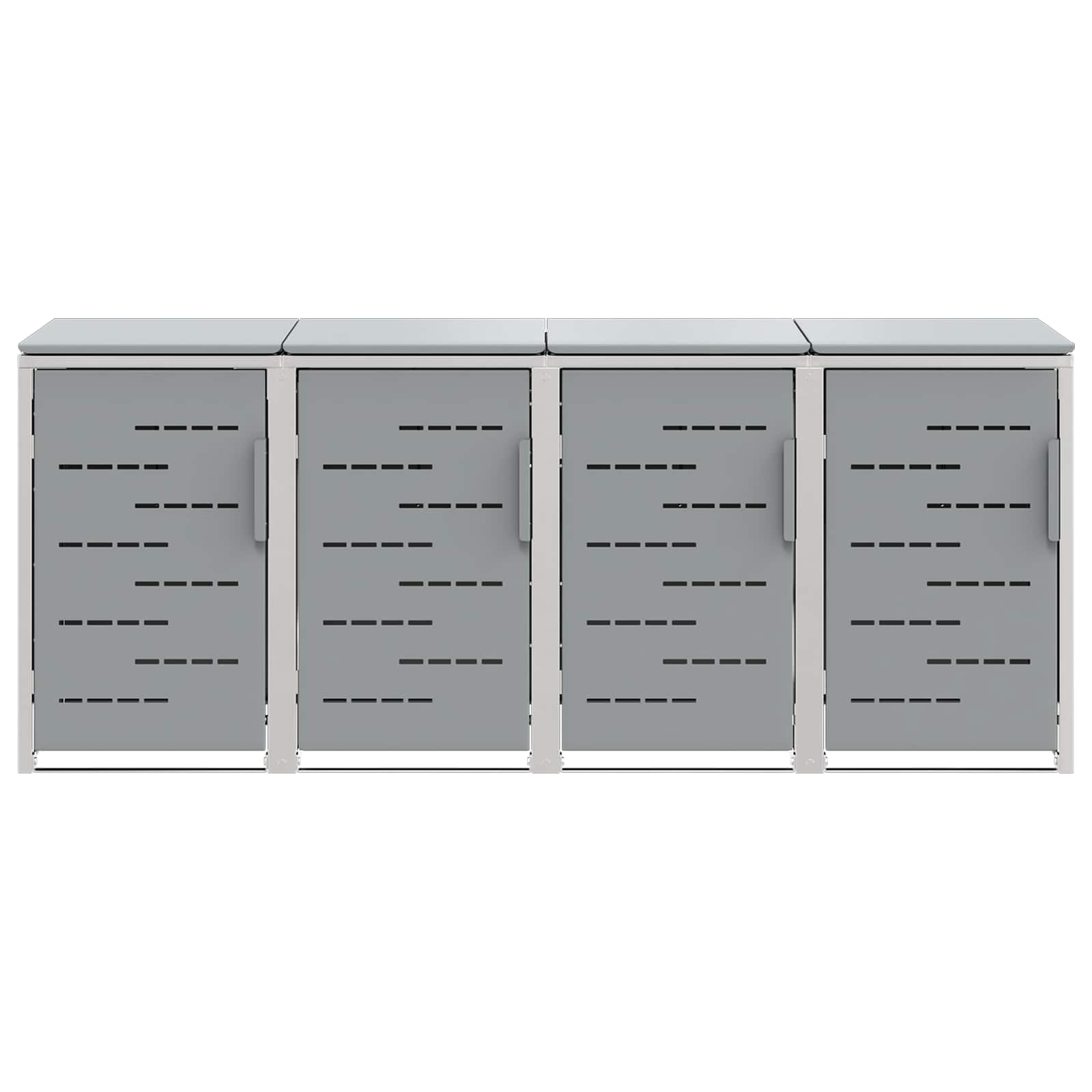 Stoccaggio contenitore a ruote for 4 Bins 240L Acciaio Inox