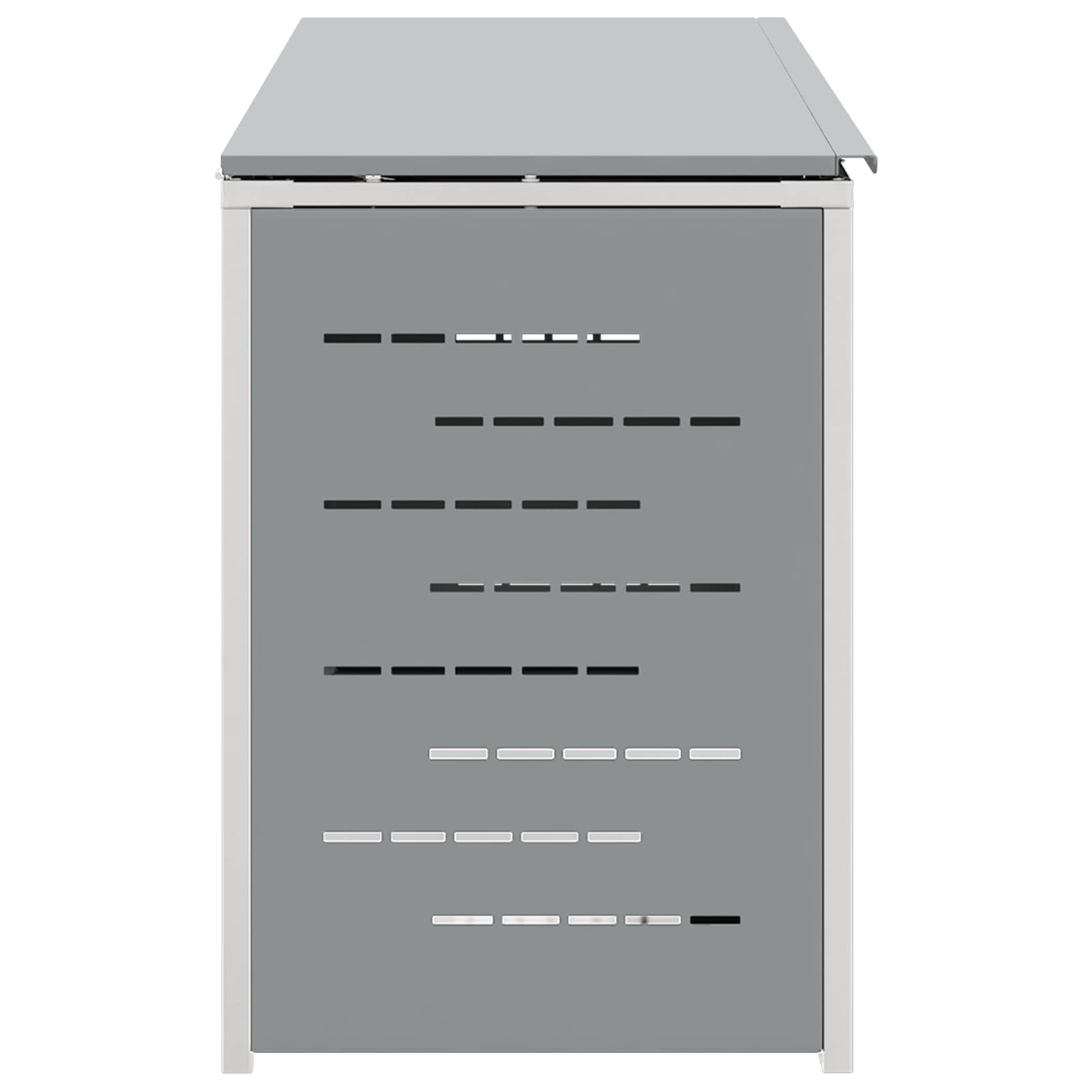 Stoccaggio contenitore a ruote for 4 Bins 240L Acciaio Inox