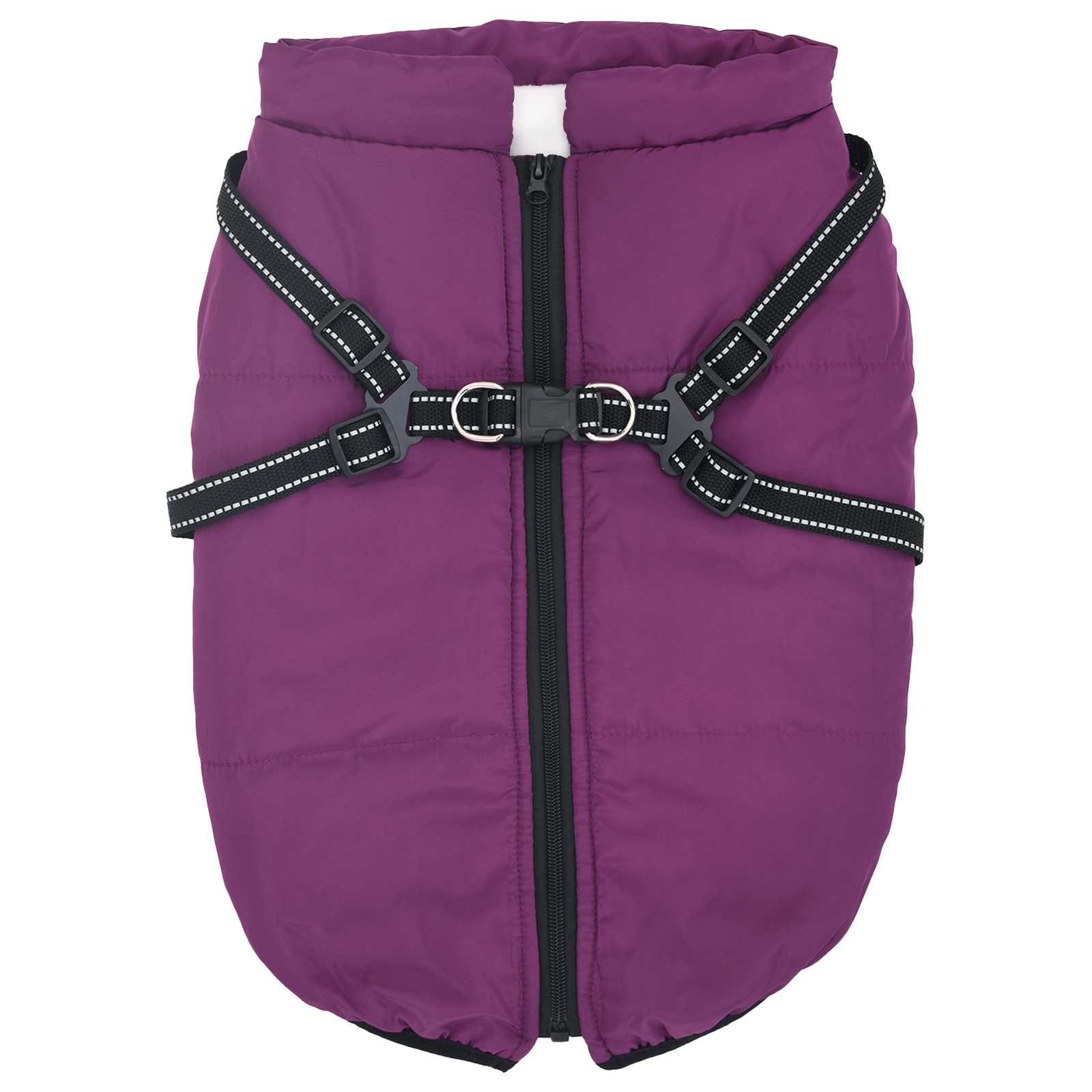 Cappotto per Cani Viola L68 Pile e Poliestere