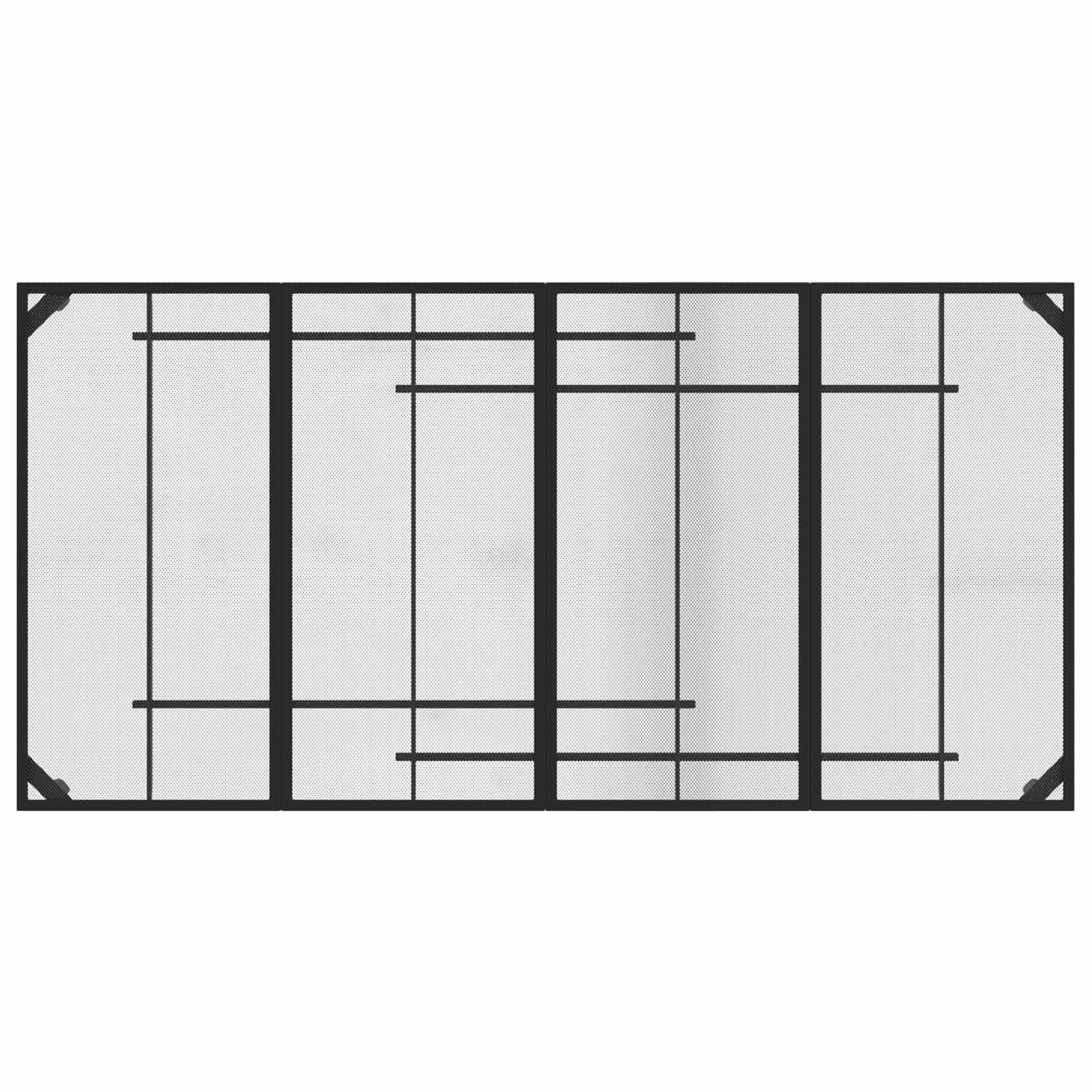 Set di Mobili da Esterno 7 pz Antracite Ferro e Acciaio