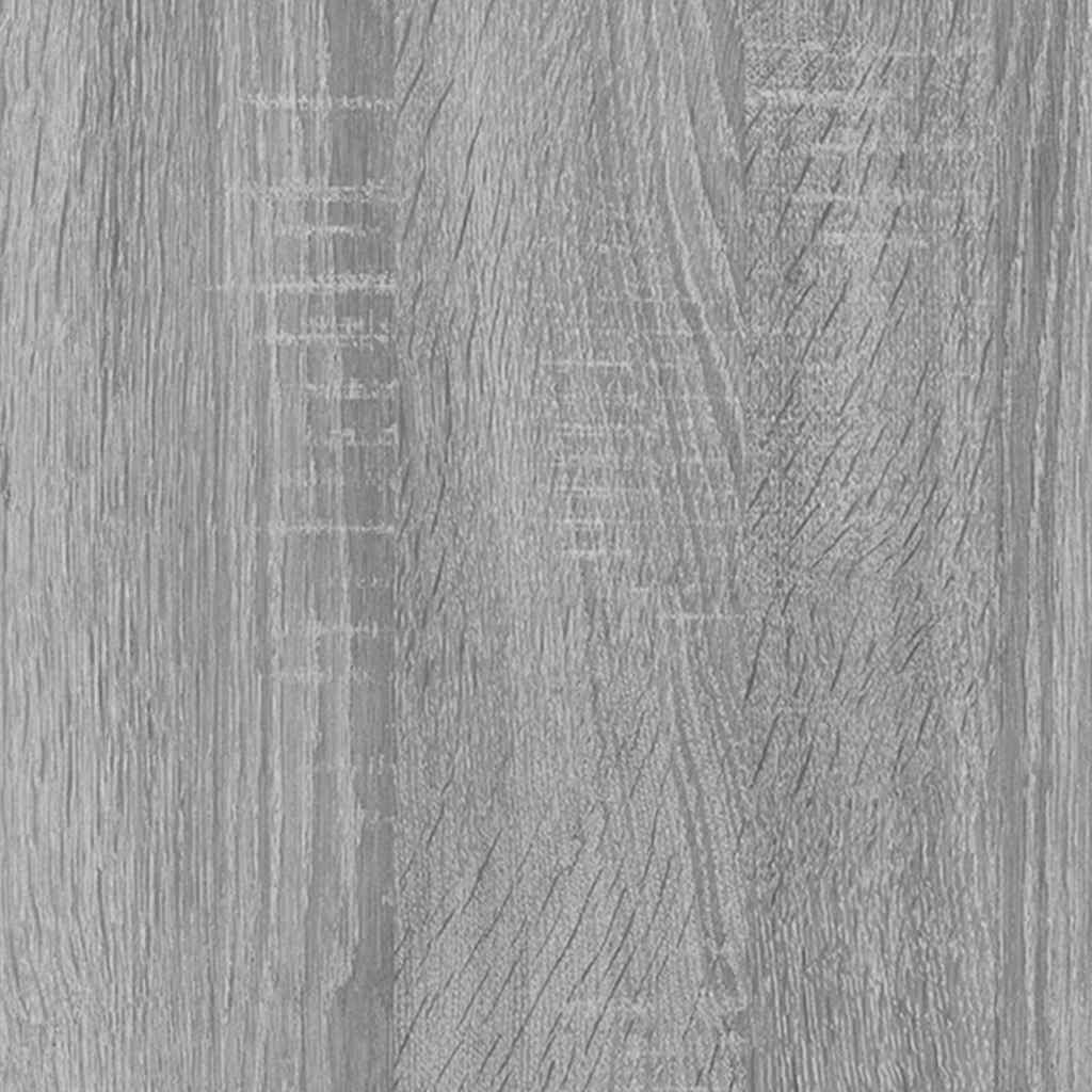 Scarpiera Grigio Sonoma 59x17x150 cm in Legno Multistrato