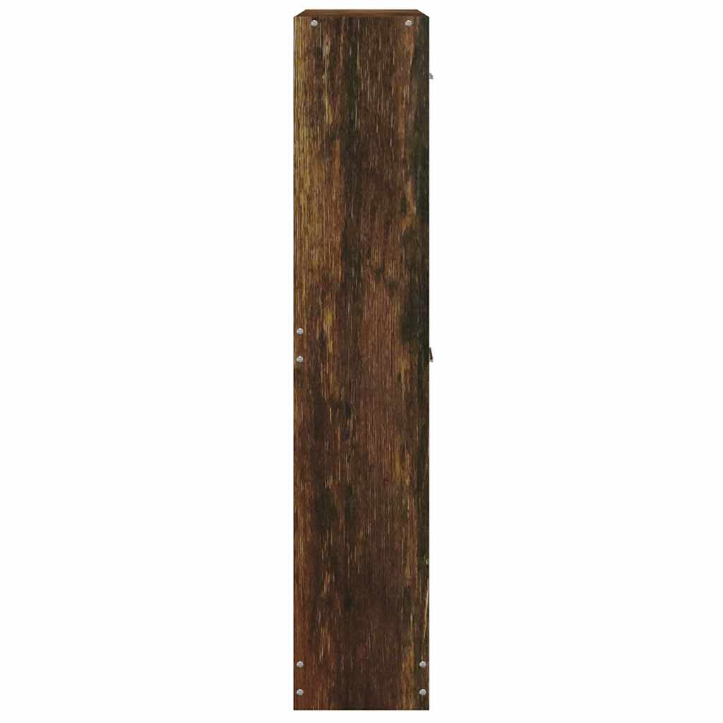 Scarpiera Rovere Fumo 59x17x81 cm in Legno Multistrato