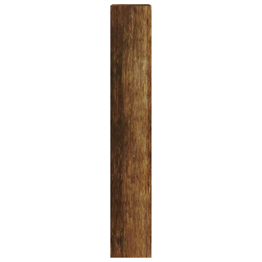 Scarpiera Rovere Fumo 63x24x147 cm in Legno Multistrato