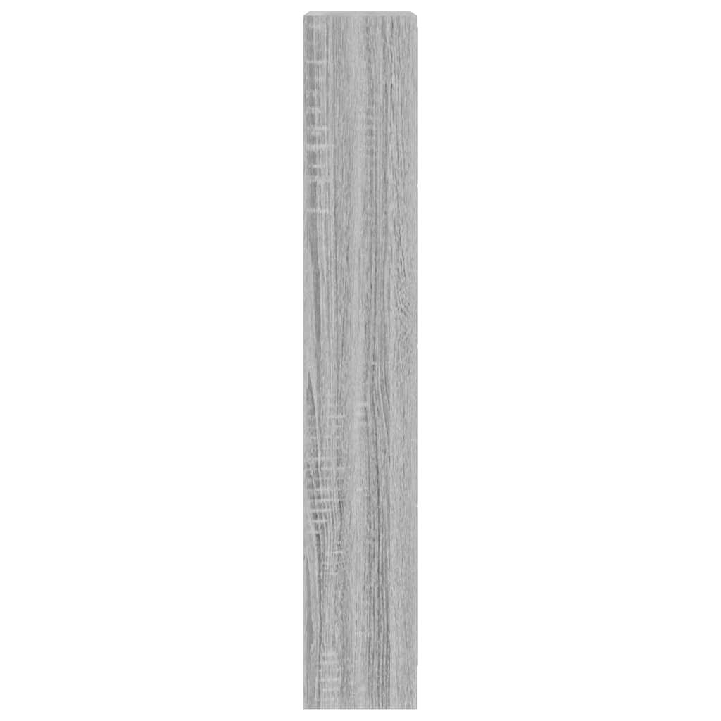 Scarpiera Grigio Sonoma 63x24x147 cm in Legno Multistrato