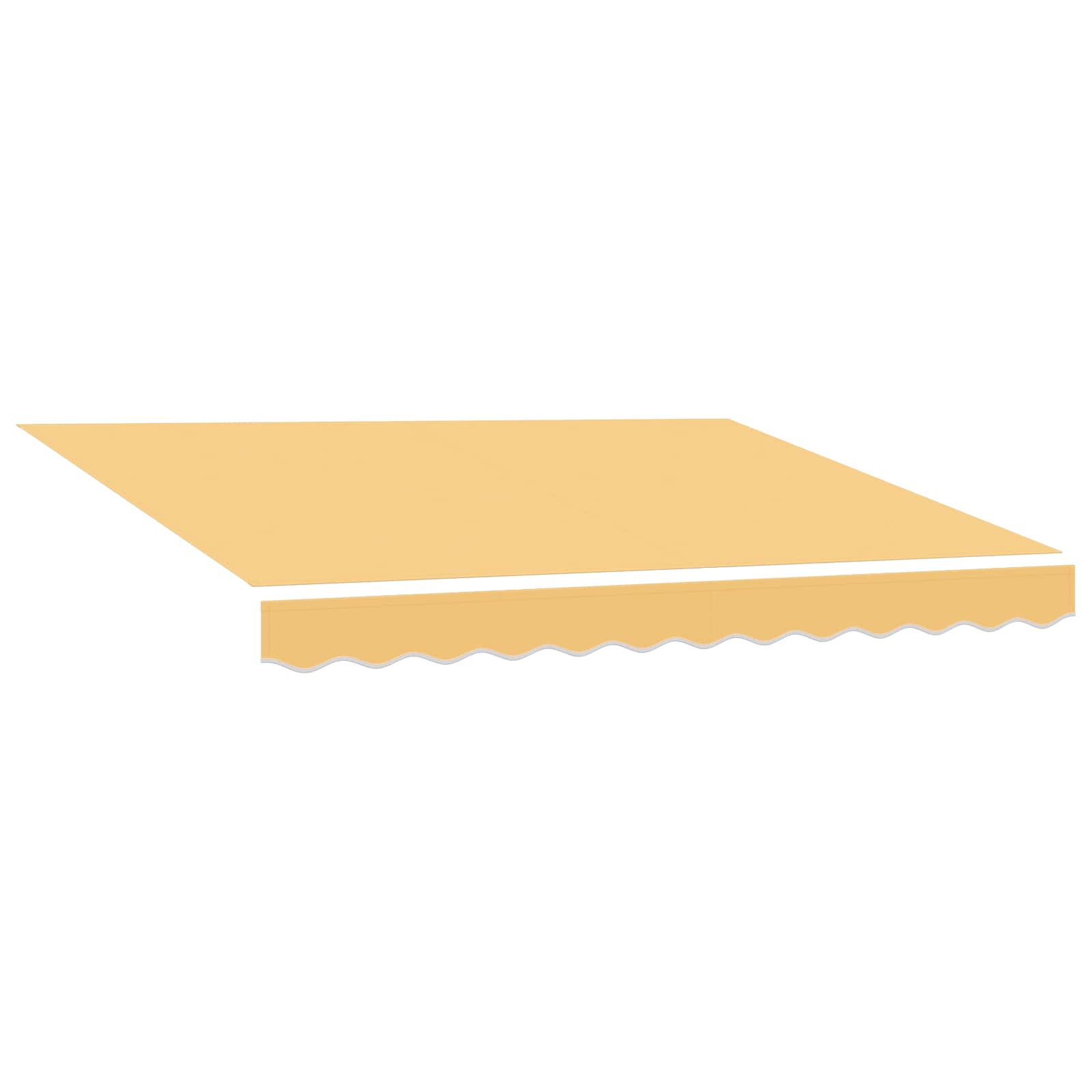 Tenda retrattile Sabbia 2,5 x 2 m 100% Poliestere e Alluminio