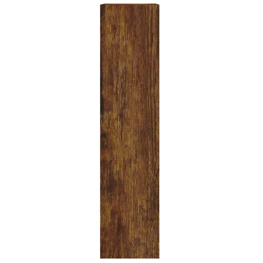 Scarpiera Rovere Fumo 63x24x103 cm in Legno Multistrato