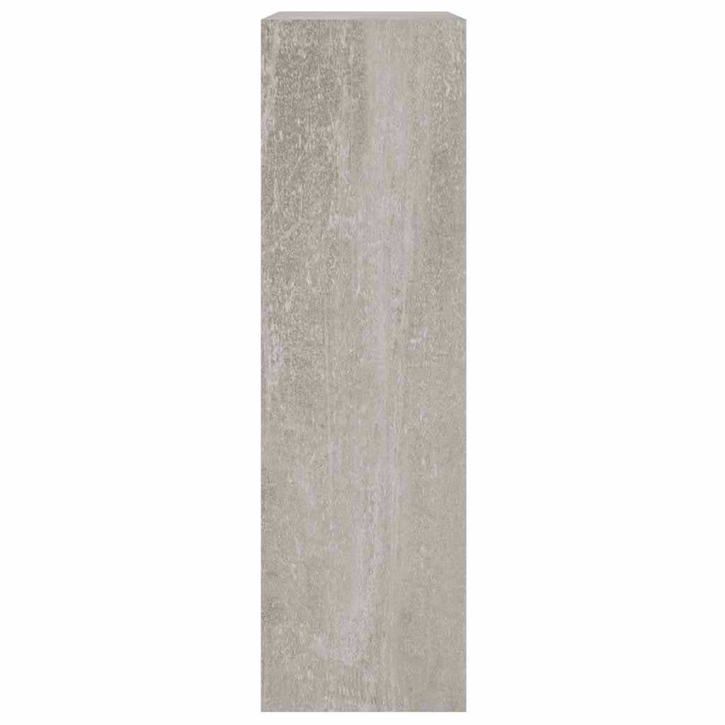 Scarpiera Grigio Cemento 63x24x81 cm in Legno Multistrato