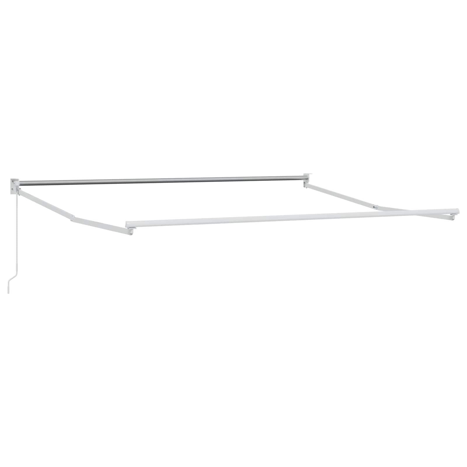 Tenda retrattile Grigio chiaro e bianco 3,5 x 2 m
