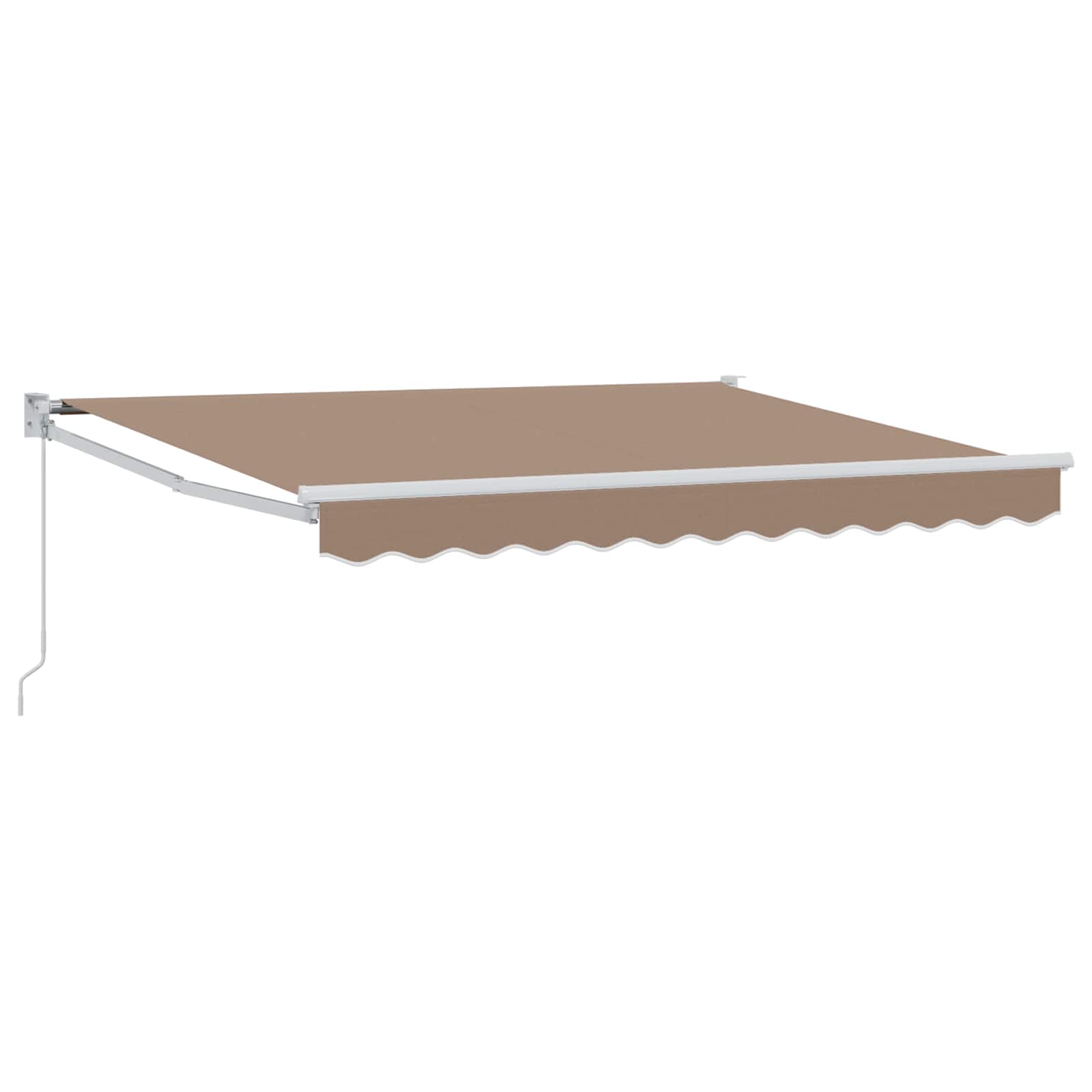 Tenda retrattile Tortora 3,5 x 2 m 100% Poliestere e Alluminio