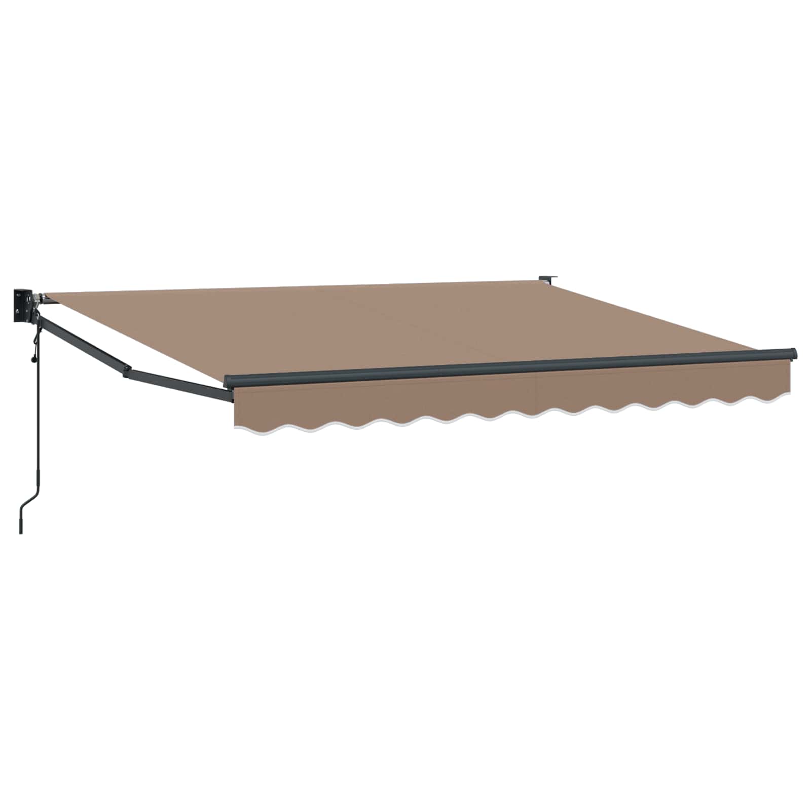 Tenda retrattile Tortora 3,5 x 2 m Poliestere e Metallo