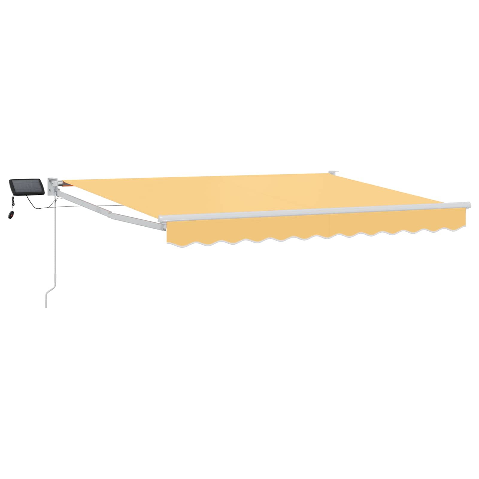 Tenda retrattile manuale con LED Sabbia
