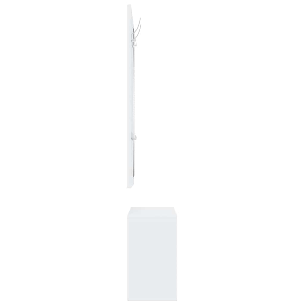 Set Scarpiere 3 in 1 Bianco in Legno Multistrato