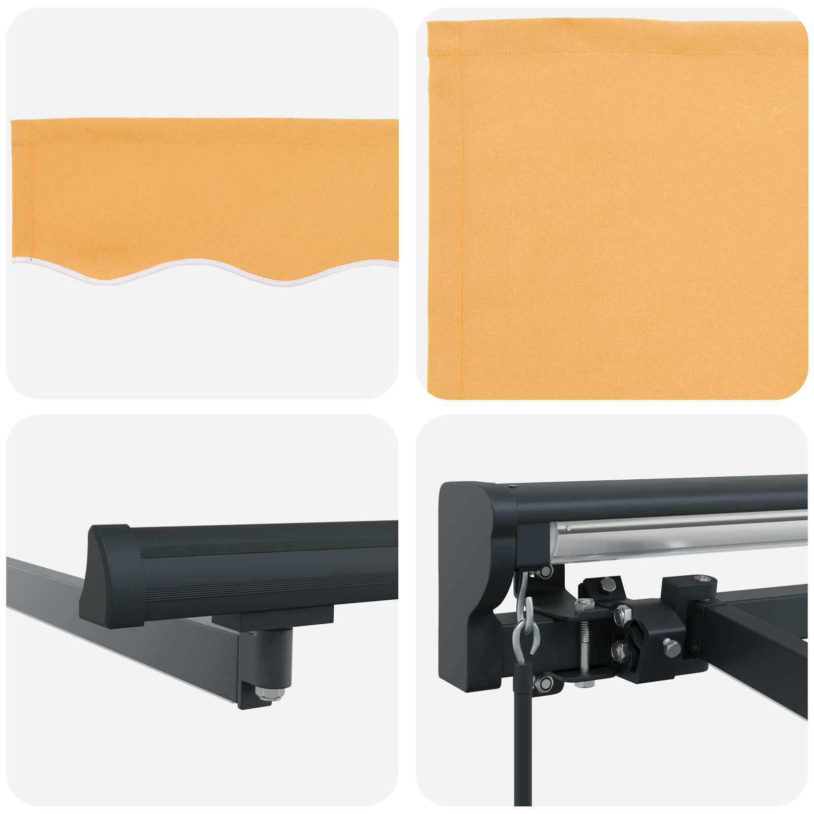 Tenda retrattile manuale Sabbia 3,5 x 2 m