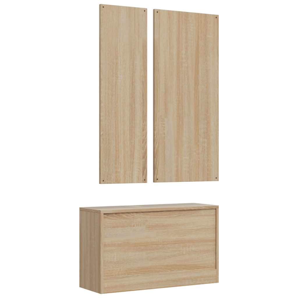 Set Scarpiera 3 in 1 Rovere Sonoma Legno Aggregato