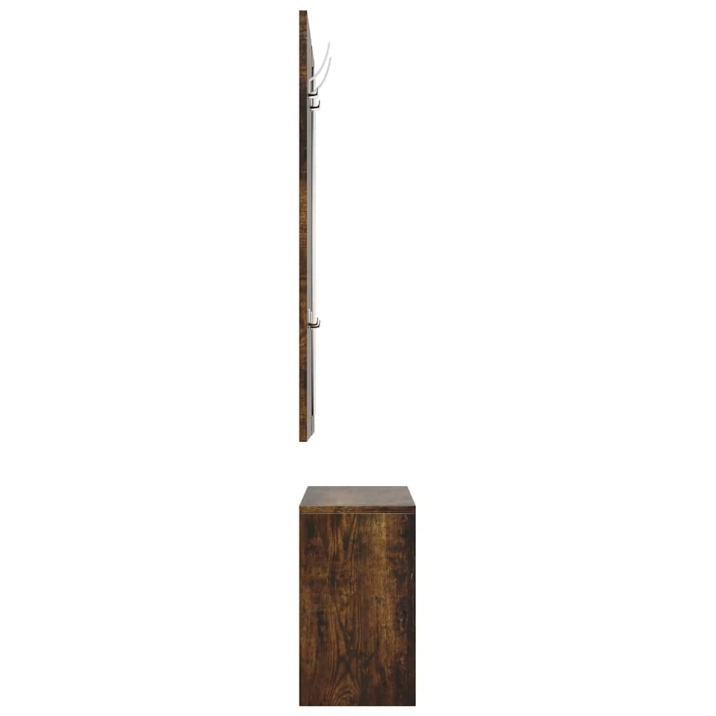 Set Scarpiere 3 in 1 rovere fumo in Legno Multistrato