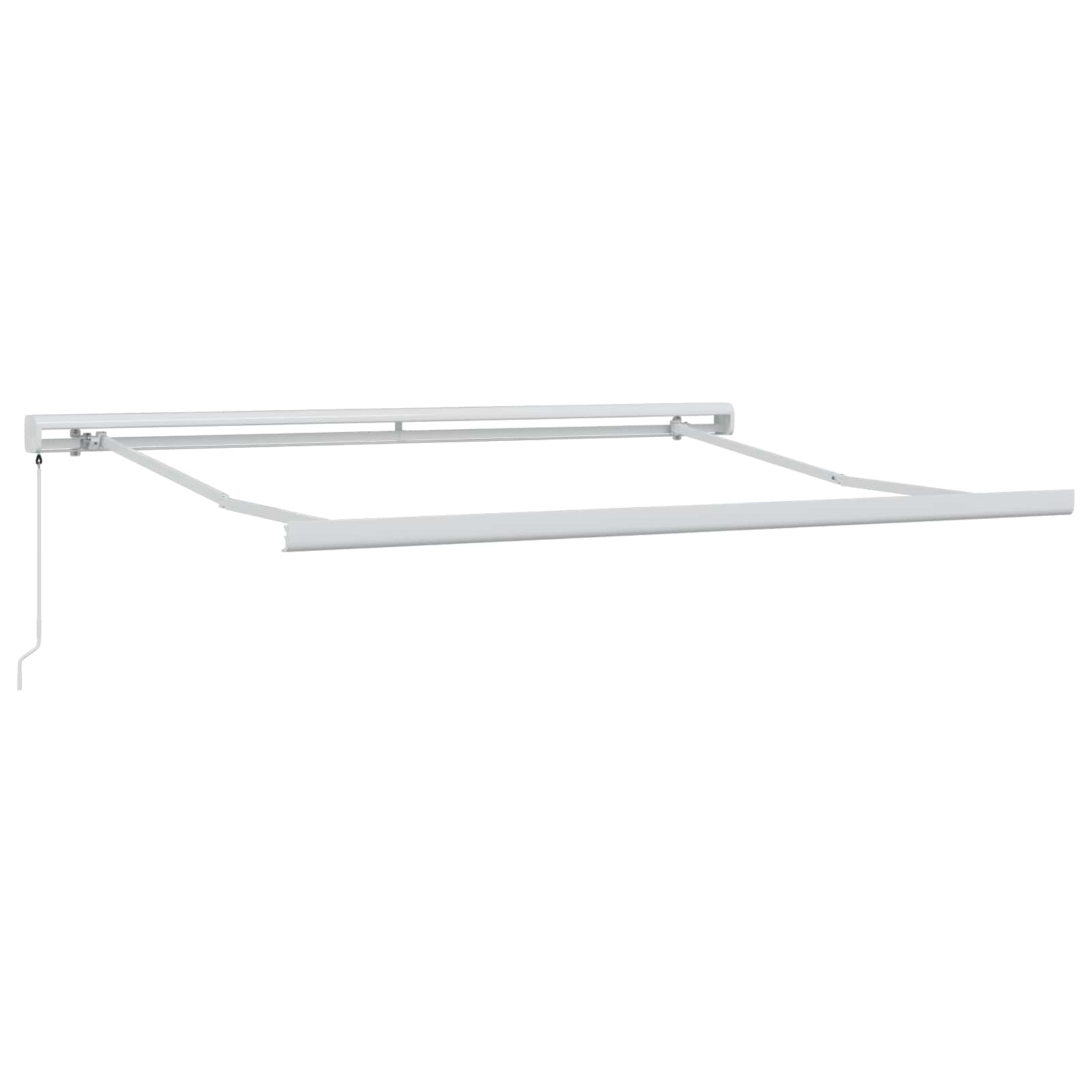 Tenda retrattile Grigio chiaro e bianco 300 x 250 cm
