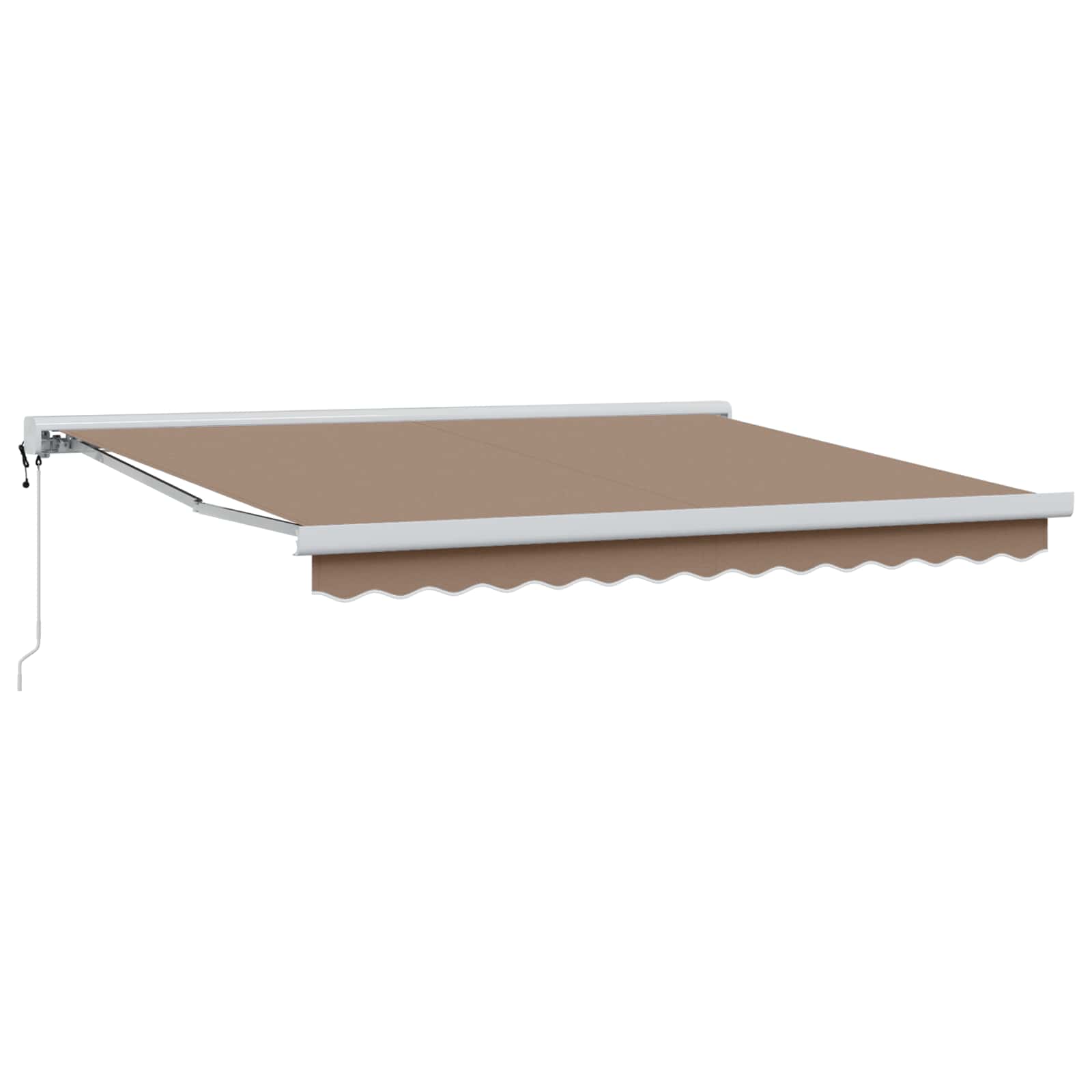Tenda retrattile Tortora 300 x 250 cm Tessuto e Metallo