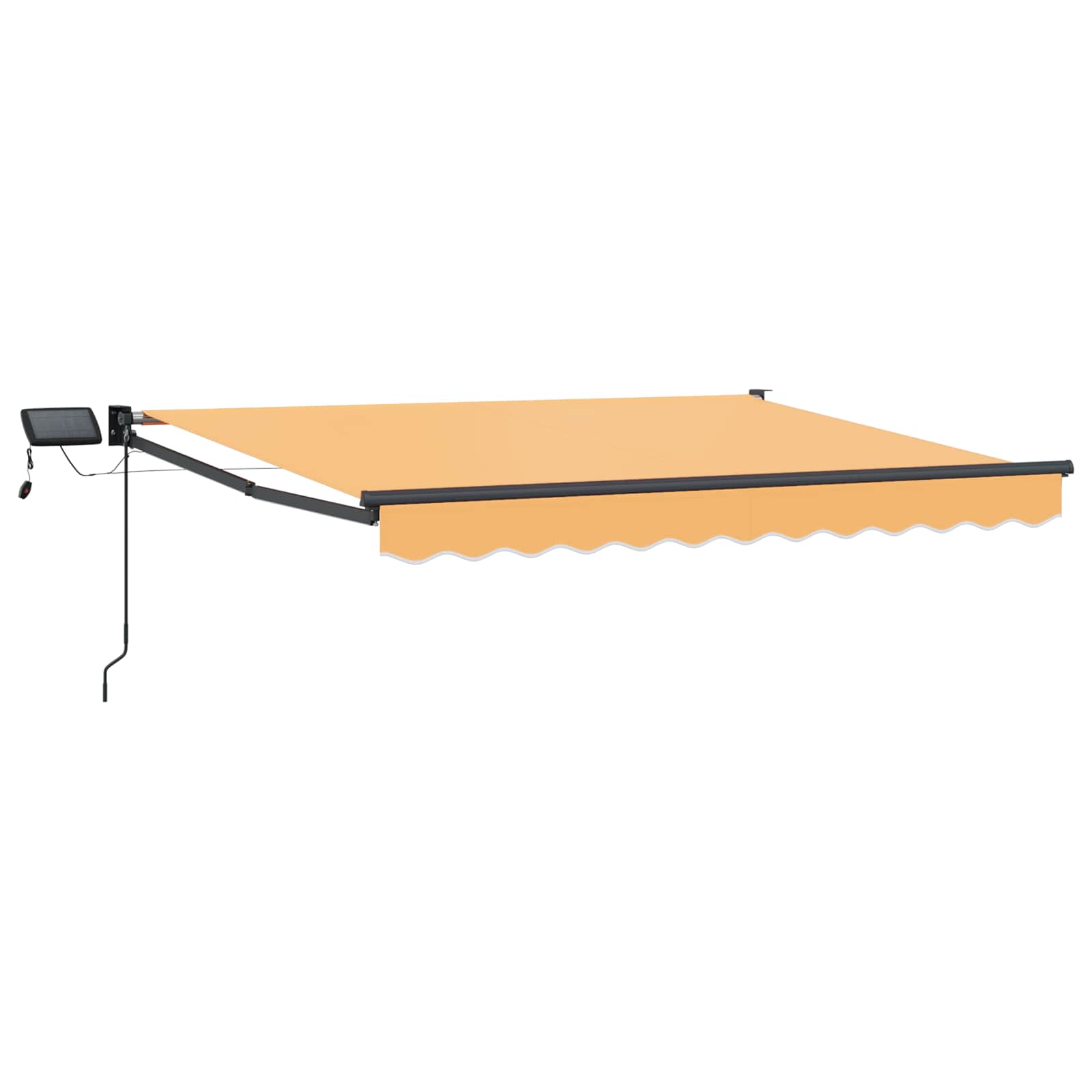 Tenda retrattile manuale con LED Sabbia