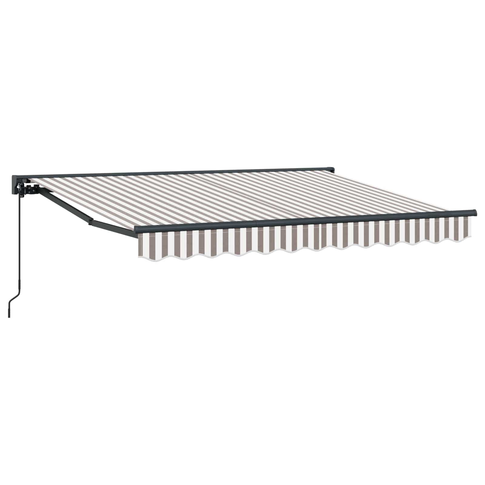 Tenda retrattile Grigio chiaro e bianco 3,5 x 2,5 m