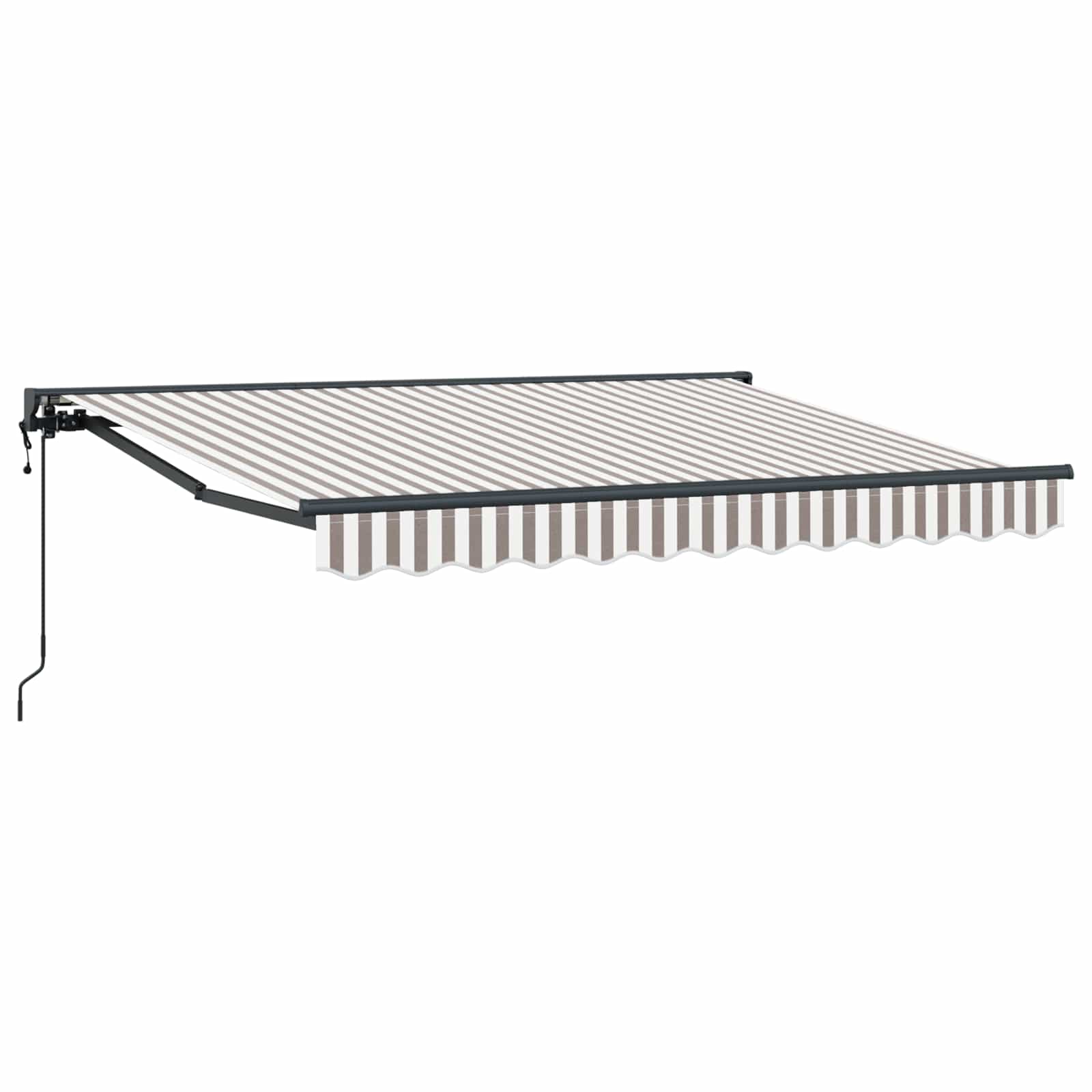 Tenda retrattile Grigio chiaro e bianco 3,5 x 2,5 m