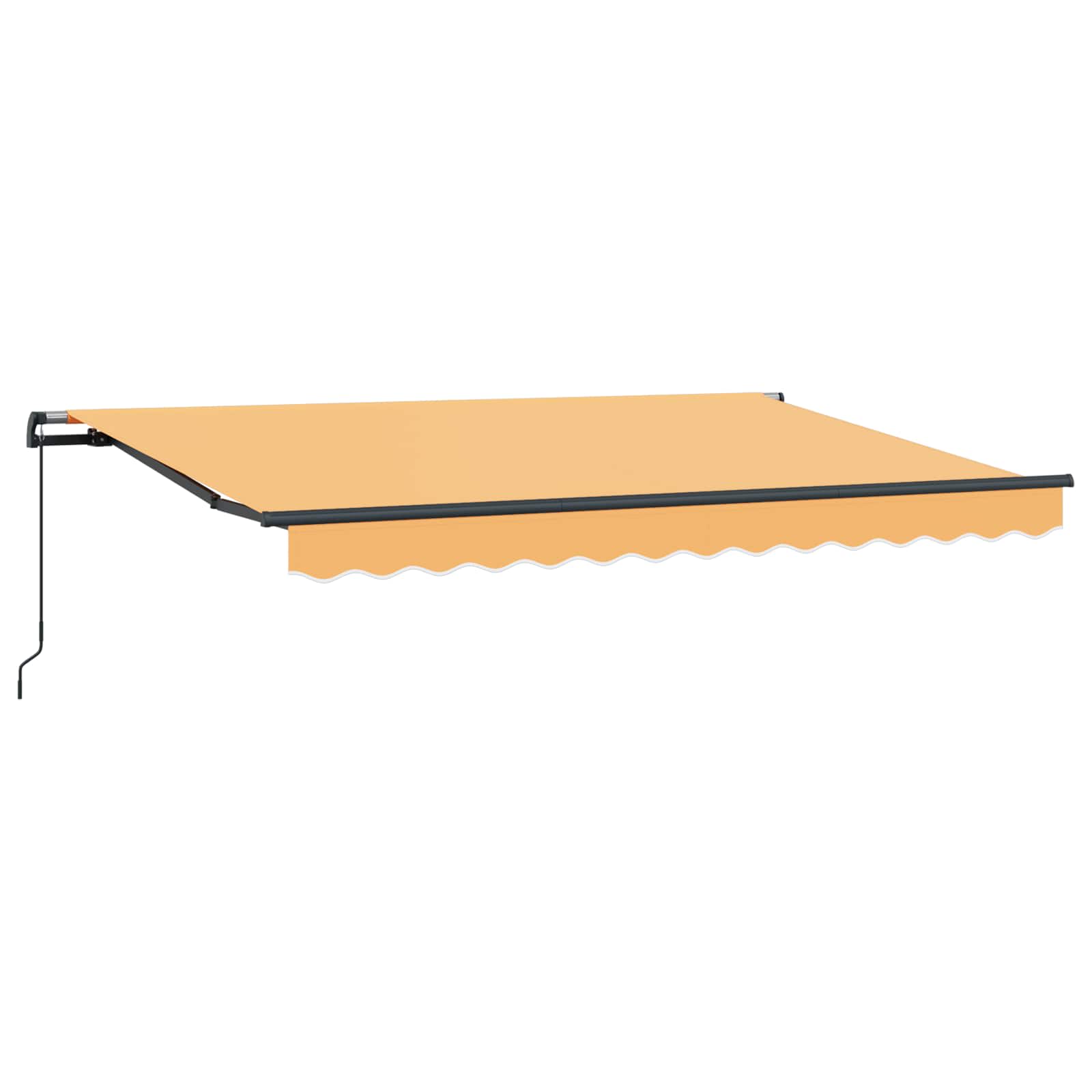 Tenda retrattile Sabbia 400 × 300 cm Poliestere e Alluminio