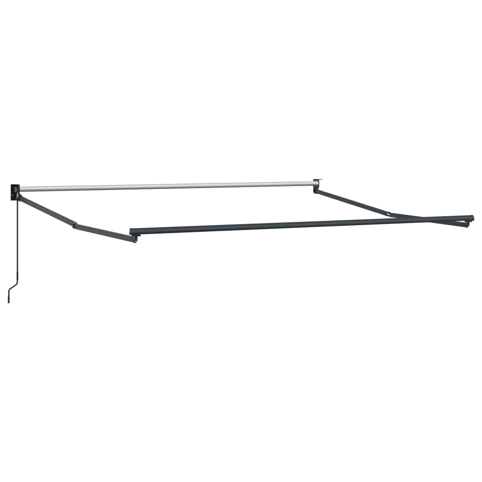 Tenda retrattile Grigio chiaro e bianco 4 × 3 m