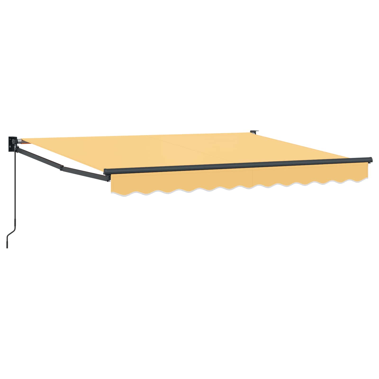 Tenda retrattile Sabbia 4 × 3 m 100% Poliestere e Alluminio