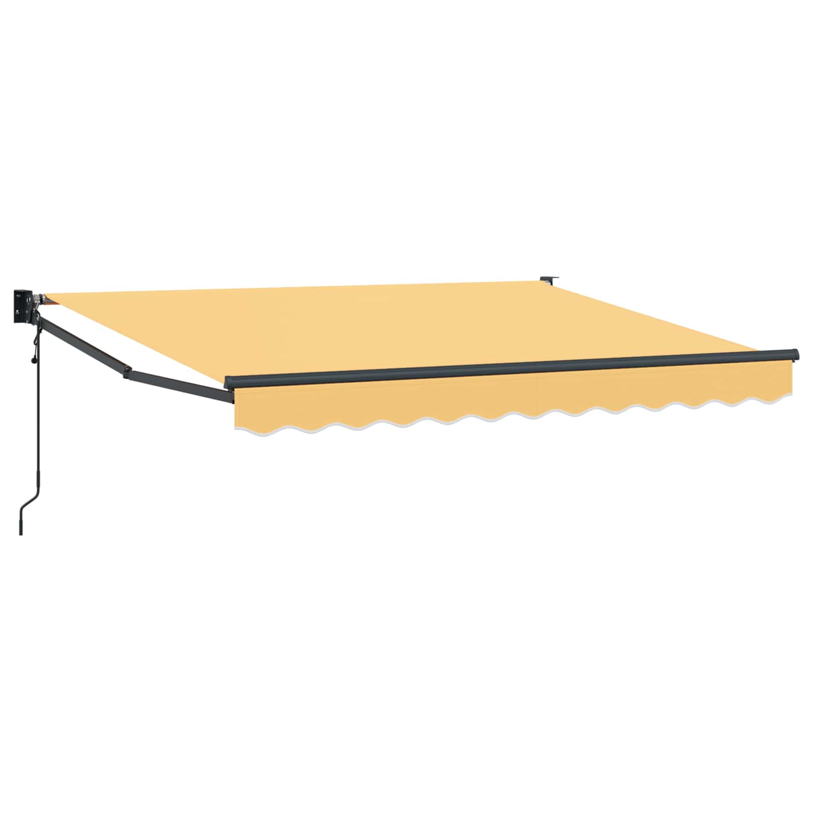 Tenda retrattile Sabbia 4 × 3 m Poliestere e Metallo