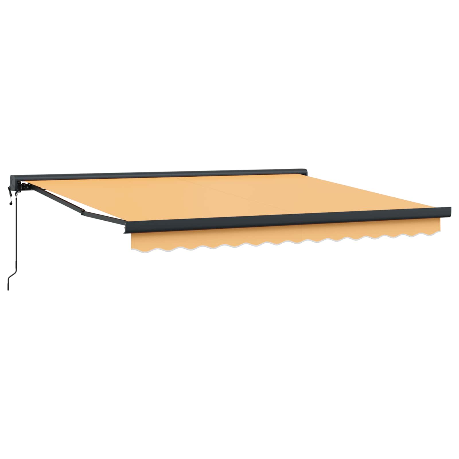 Tenda retrattile Sabbia 400 × 300 cm Tessuto e Metallo