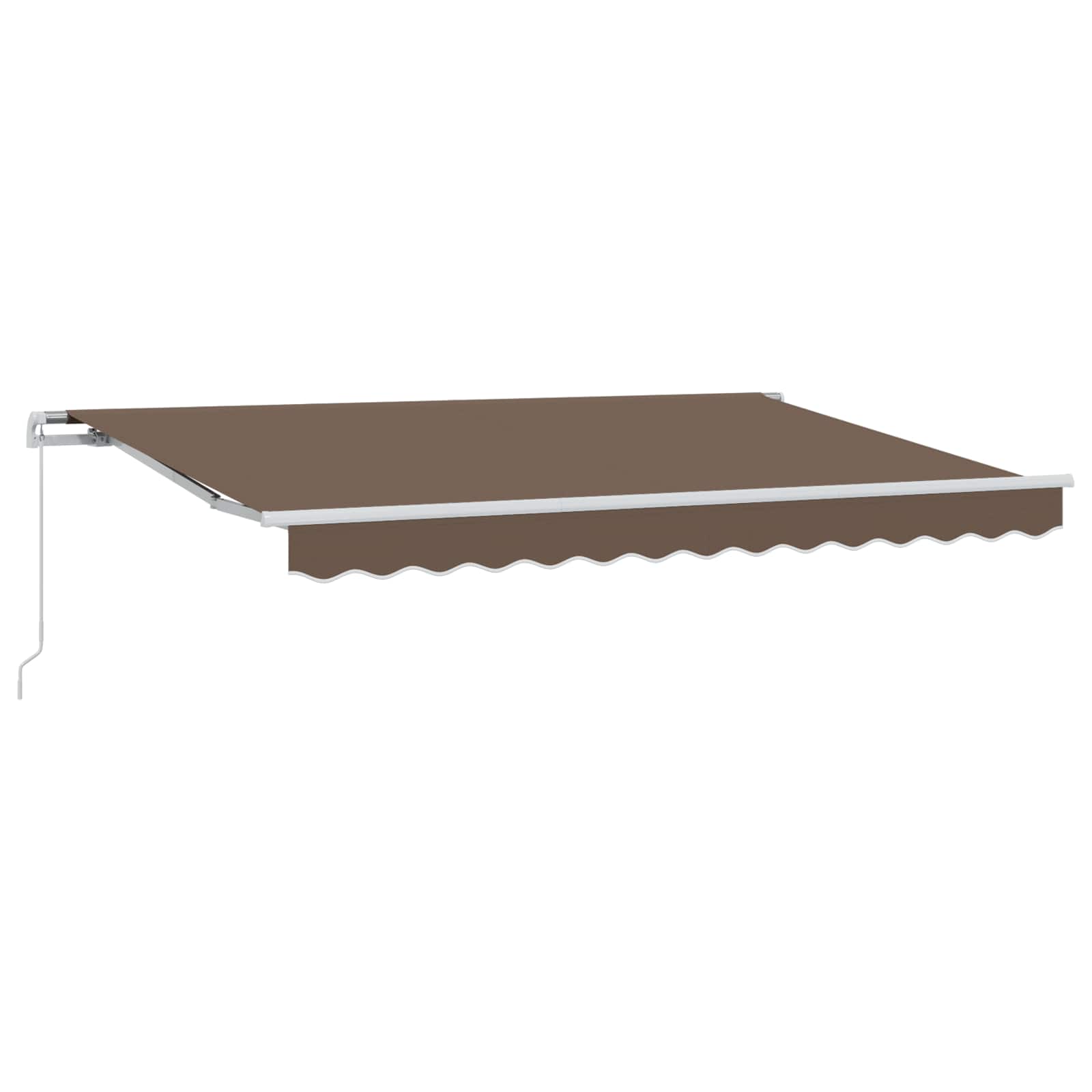 Tenda retrattile Tortora 450 × 300 cm Poliestere e Alluminio